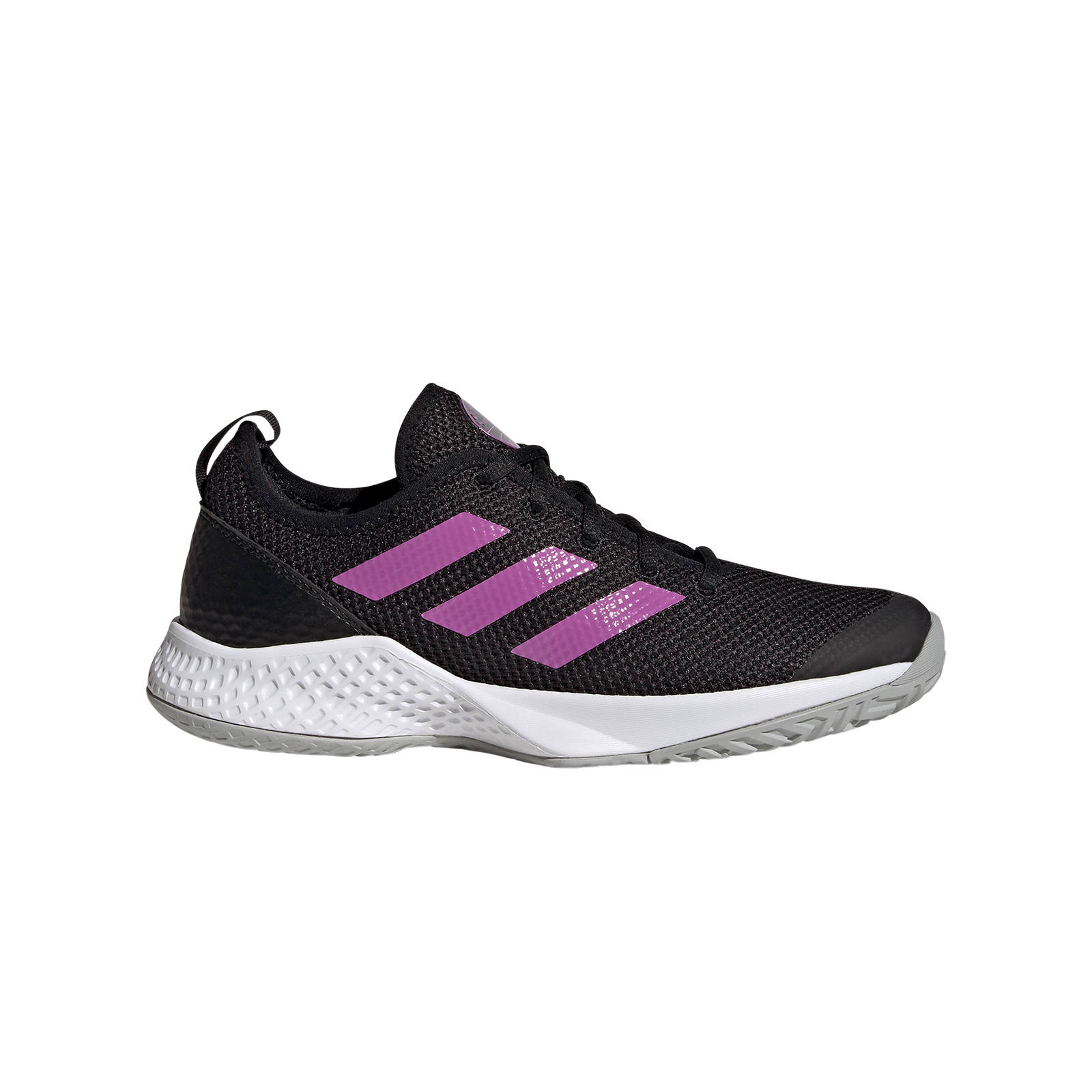 adidas - COURTFLASH W - CBLACK/SEPULI/GRETWO