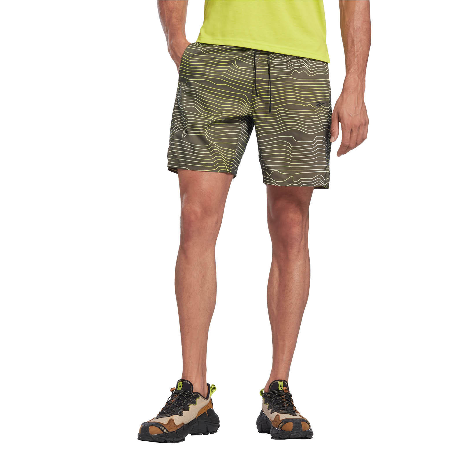 Reebok - TS SPEED 2.0 AOP SHORT - ARMGRN φωτογραφία