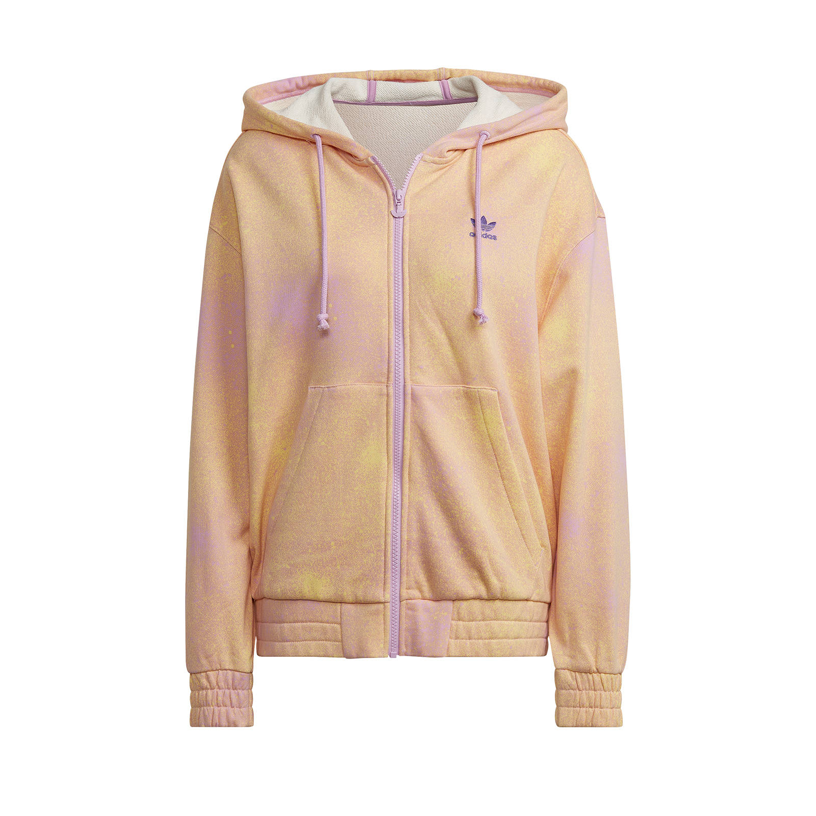 adidas Originals - AOP ZIP HOODIE - BLILIL/ALMYEL - adidas Originals - 