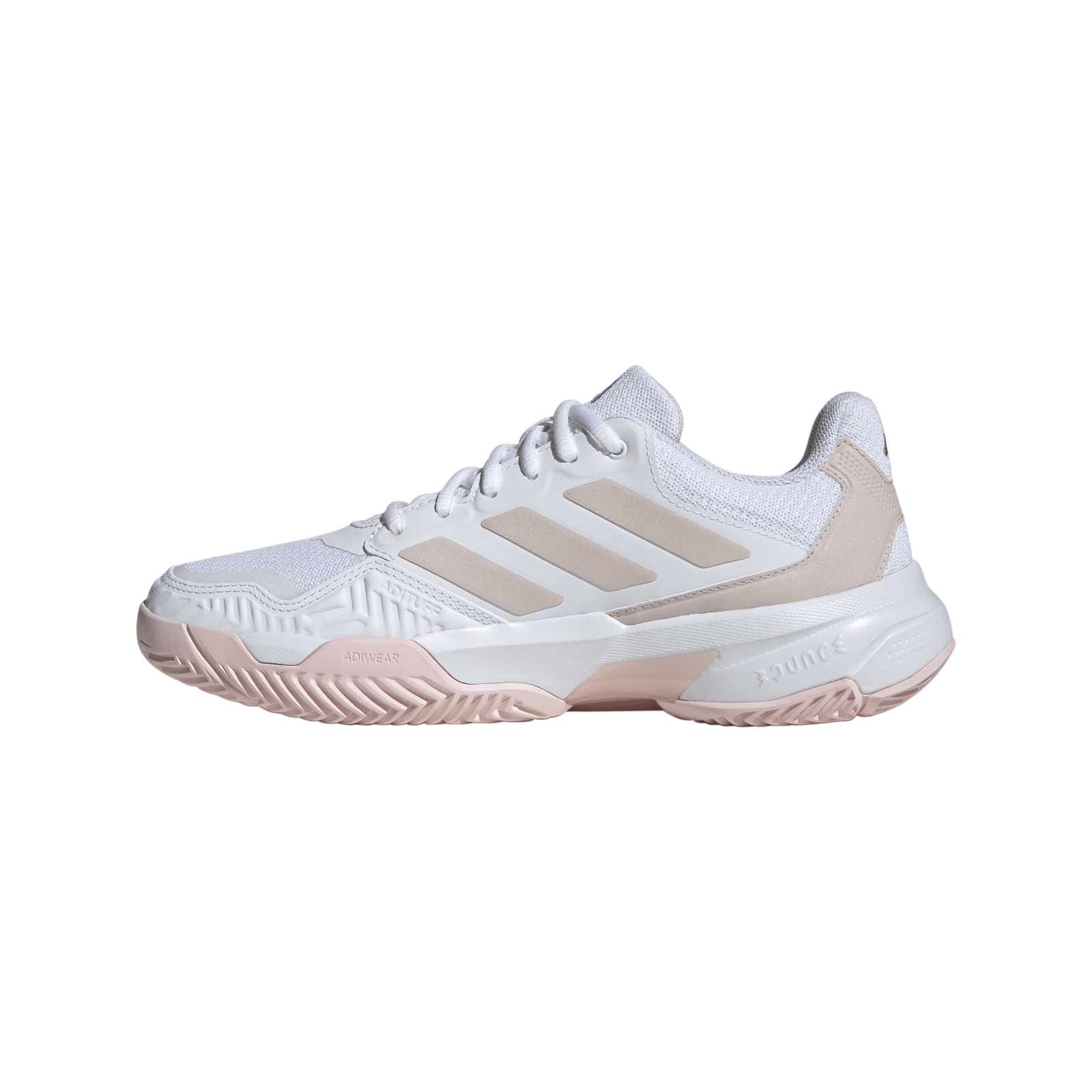 adidas - Courtjam Control 3 Tennis Shoes - FTWWHT/SAPIME/SANPIN φωτογραφία