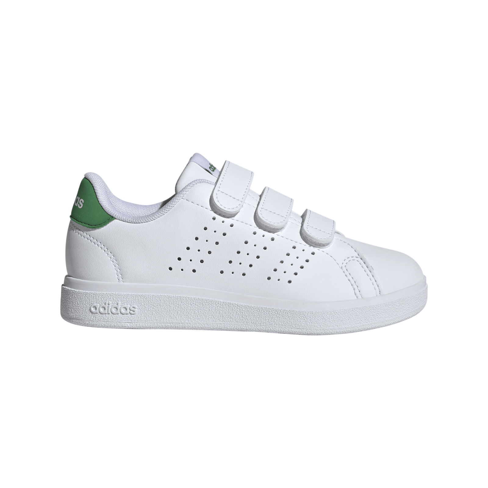 adidas adidas - ADVANTAGE BASE 2.0 CF C - FTWWHT/FTWWHT/GREEN