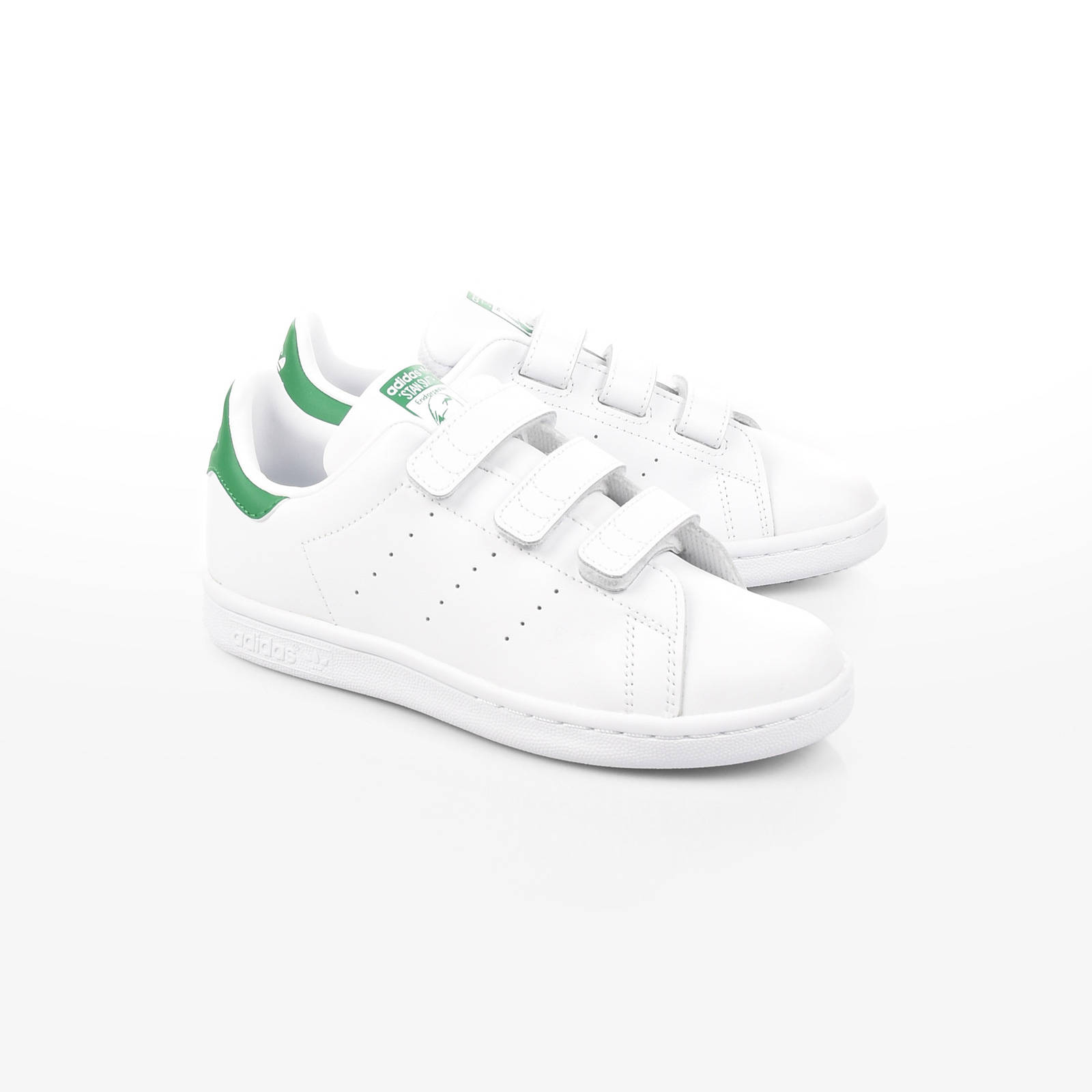 adidas Originals - STAN SMITH CF C - FTWWHT/FTWWHT/GREEN Παιδικά > Παπούτσια > Sneaker > Παπούτσι Low Cut