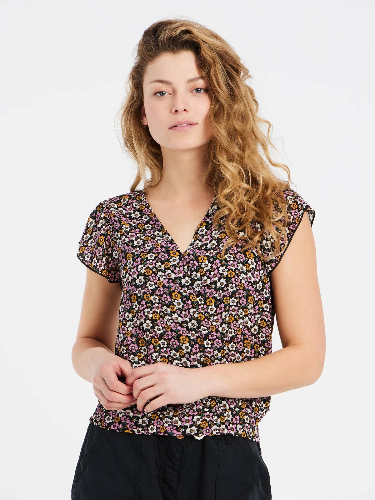 Protest - PRTSAIMAA BLOUSE - TRUE BLACK φωτογραφία