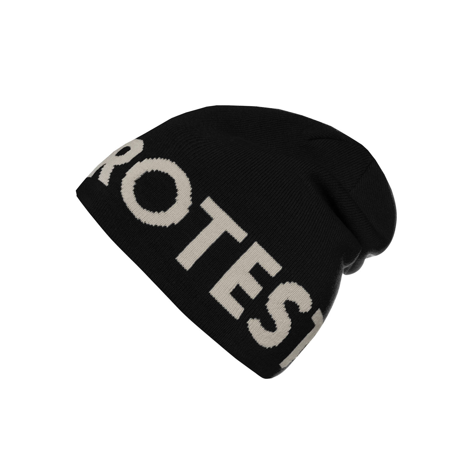 Protest Protest - PRTBURHAM BEANIE - TRUE BLACK