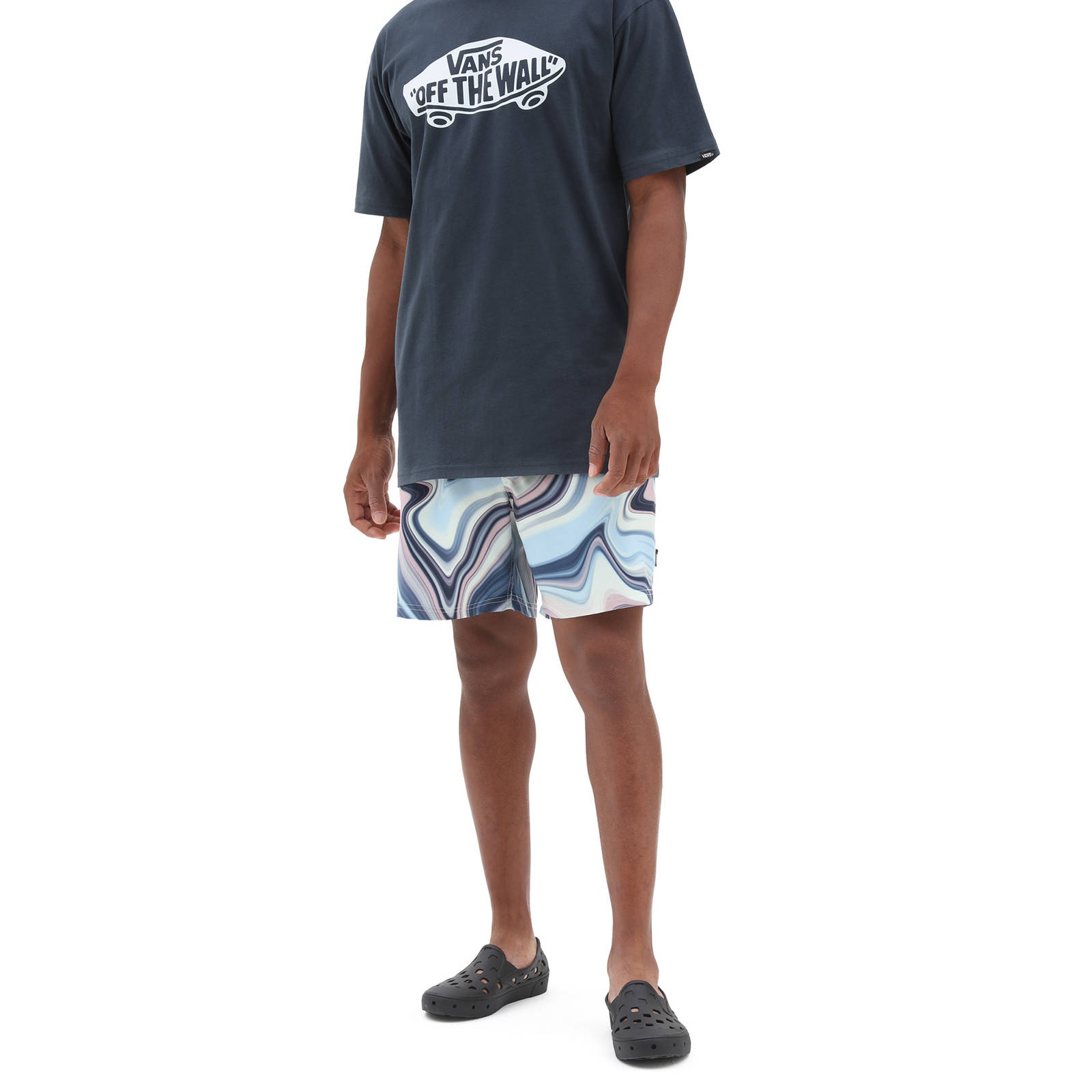 Vans - PRIMARY PRINT ELASTIC BOARDSHORT - VANS TEAL/ANTIQ φωτογραφία