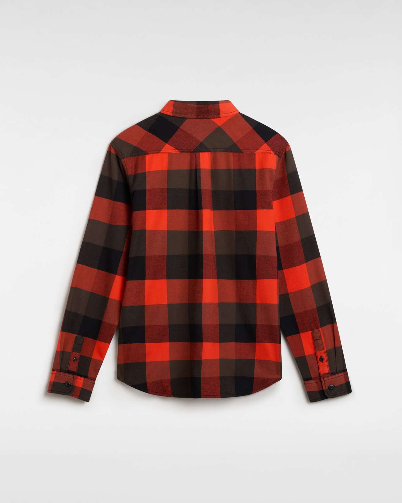 Vans - BOX FLANNEL CLASSIC LS - BLACK/FIESTA φωτογραφία