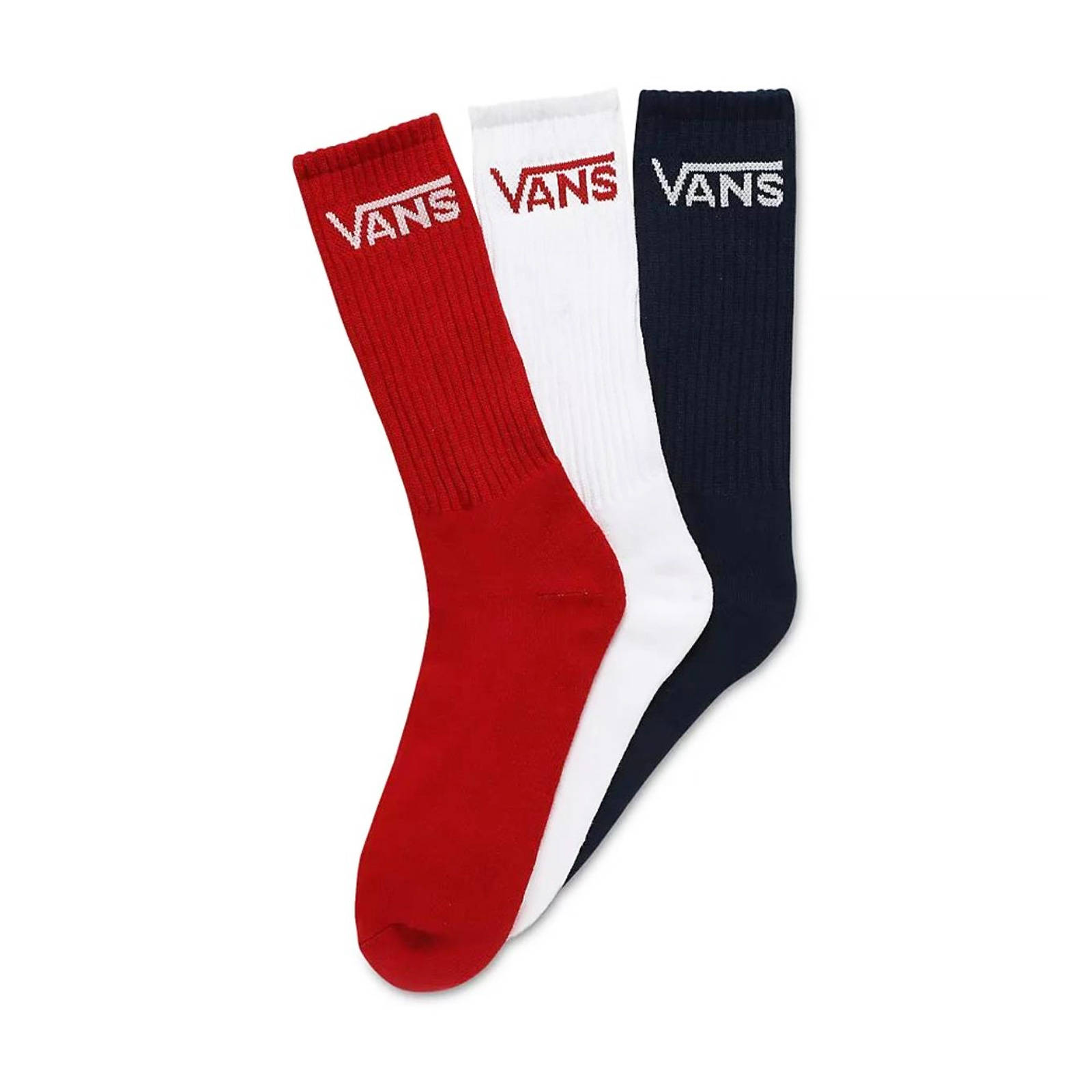 Vans Vans - CLASSIC CREW (6.5-9, 3PK) - DRESS BLUES-CHILI PEPPER