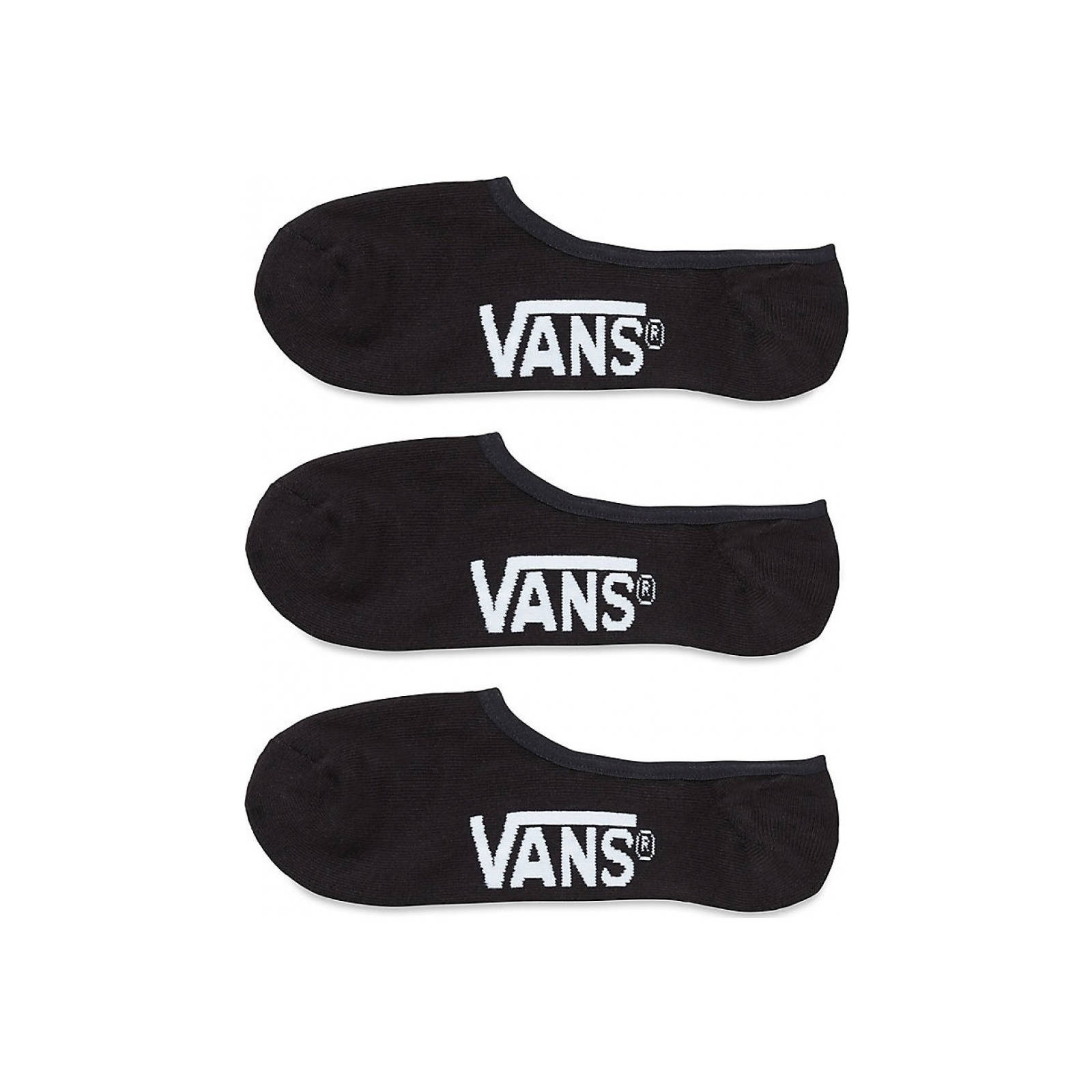 Vans Vans - CLASSIC SUPER NO SHOW (9.5-13, 3PK) - BLACK
