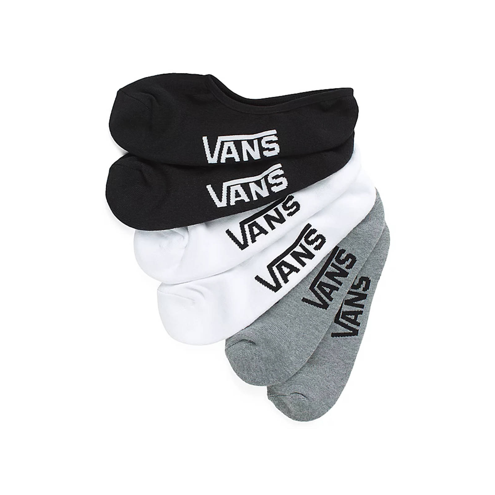 Vans Vans - MN CLASSIC SUPER NO SHOW (9.5-13, 3PK) - BLACK ASSORTED