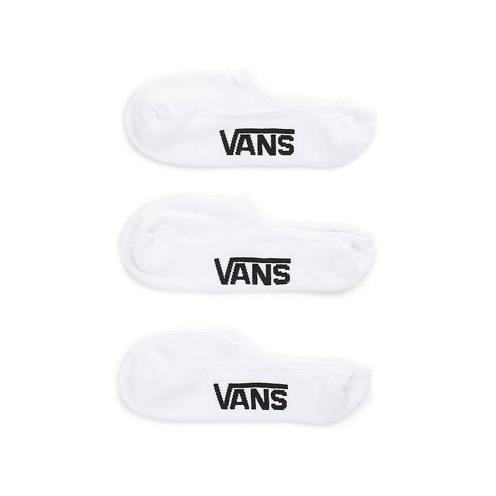 Vans Vans - CLASSIC SUPER NO SHOW (9.5-13, 3PK) - WHITE