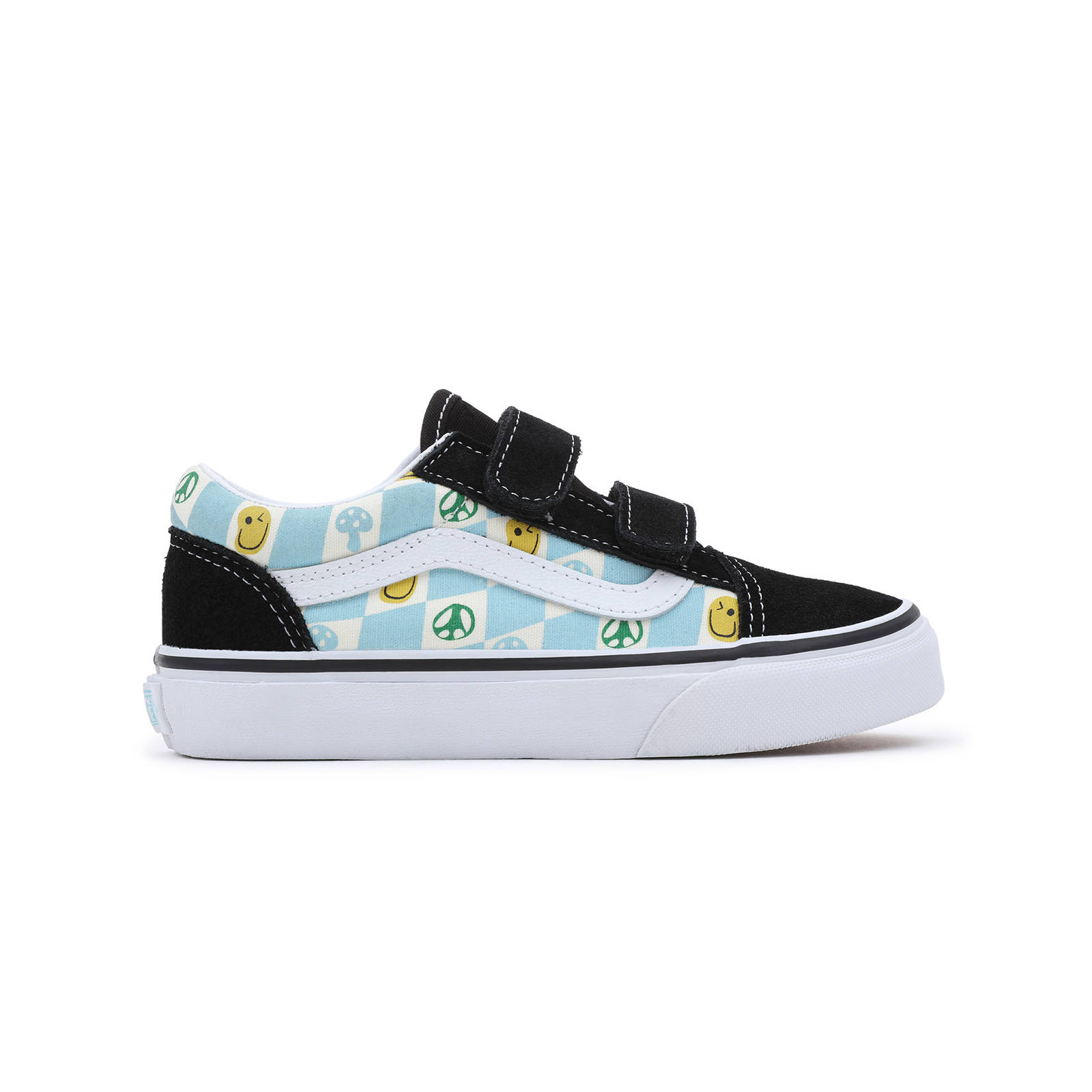 Vans - UY OLD SKOOL V - BLACK/MULTI Παιδικά > Παπούτσια > Sneaker > Παπούτσι Low Cut