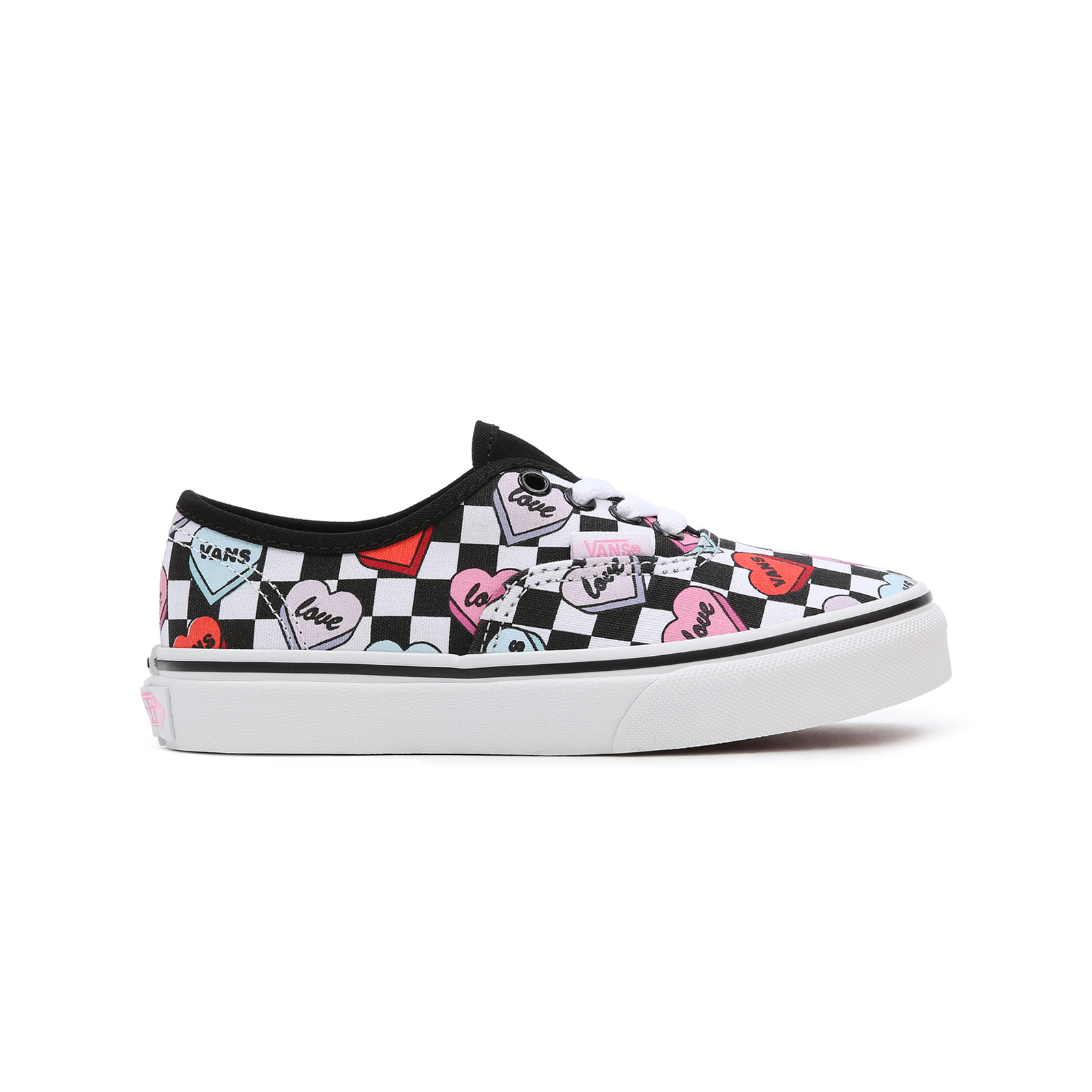 Vans - UY AUTHENTIC BKWHT - (CANDY HEARTS) Παιδικά > Παπούτσια > Sneaker > Παπούτσι Low Cut