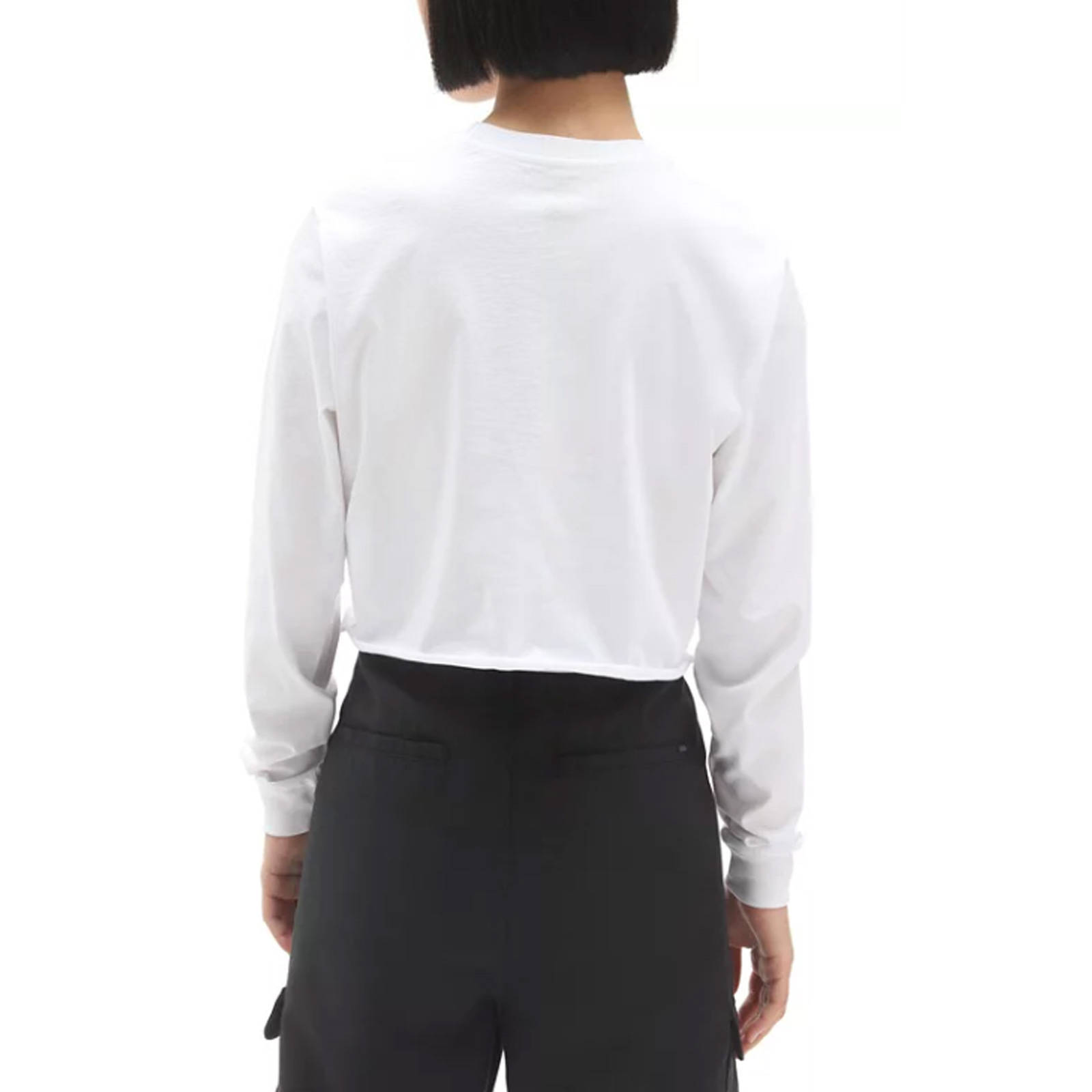 Vans - JUNIOR V LS CROP - WHITE φωτογραφία