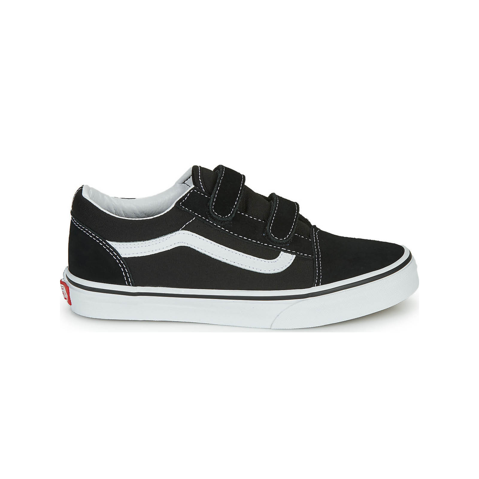Vans - JN OLD SKOOL V - BLACK/TRUE WHIT Παιδικά > Παπούτσια > Sneaker > Παπούτσι Low Cut