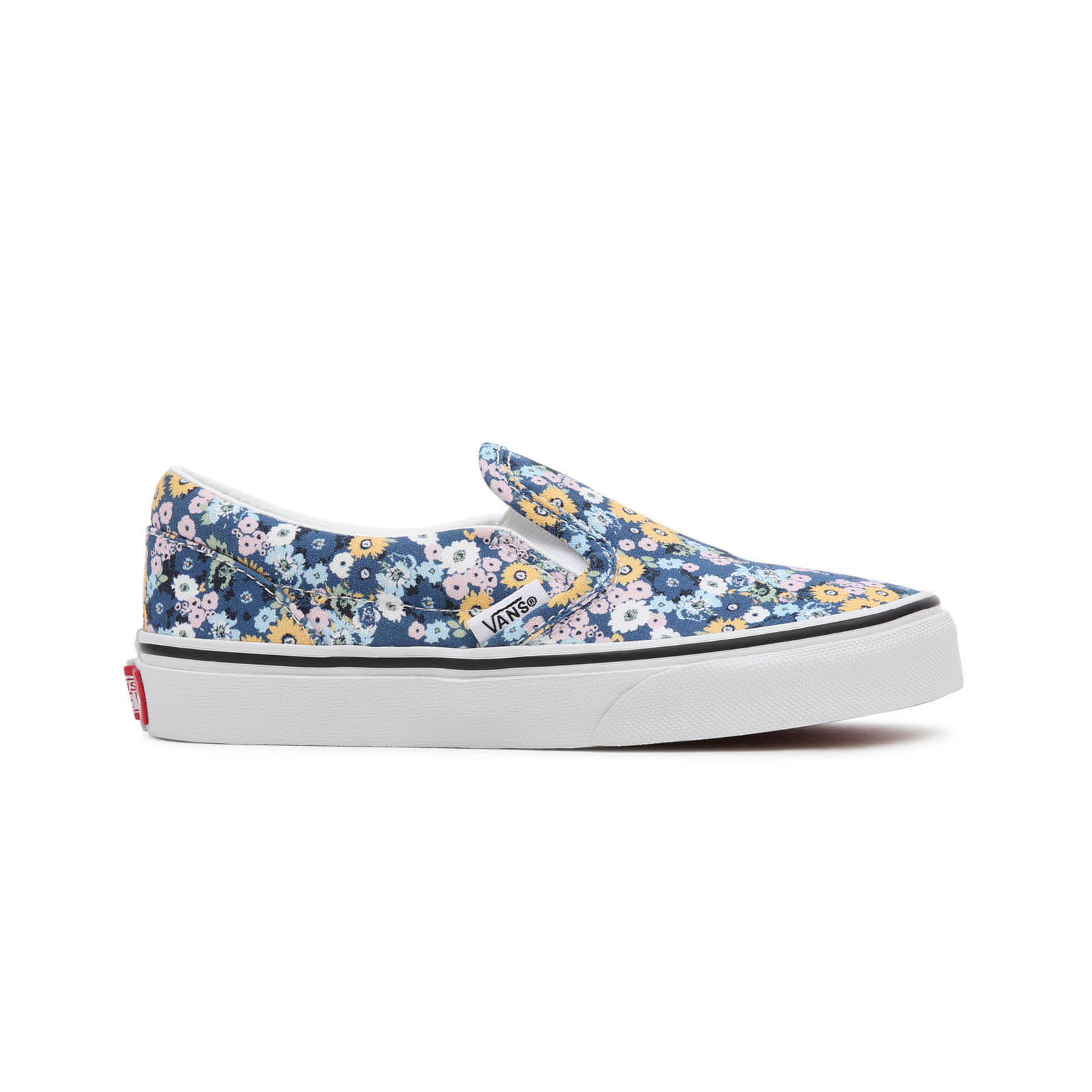 Vans - UY CLASSIC SLIP-ON MBLUE - (FLORAL) TRUE N