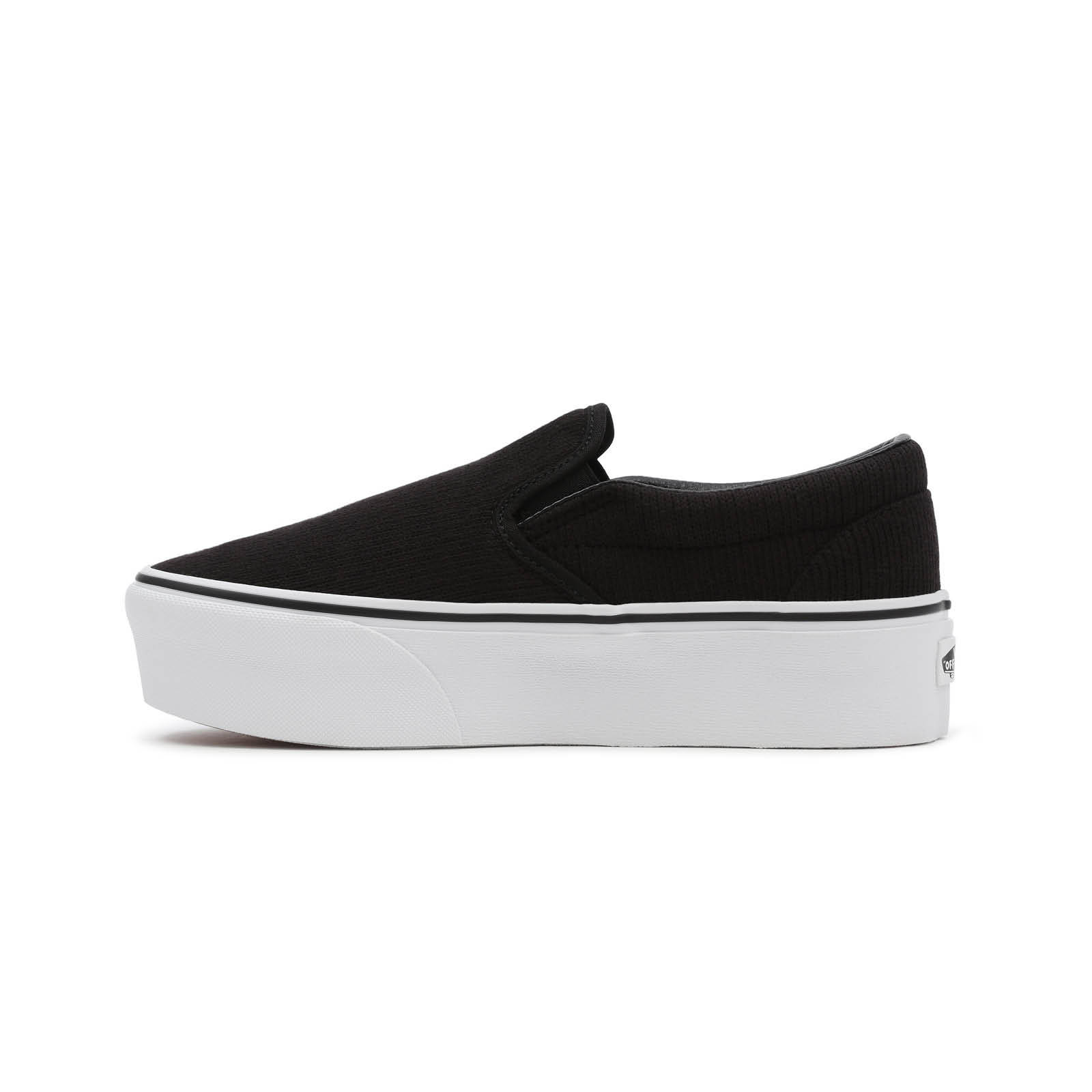 Vans - UA CLASSIC SLIP-ON STACKF B - (RIB KNIT) BLK/ φωτογραφία