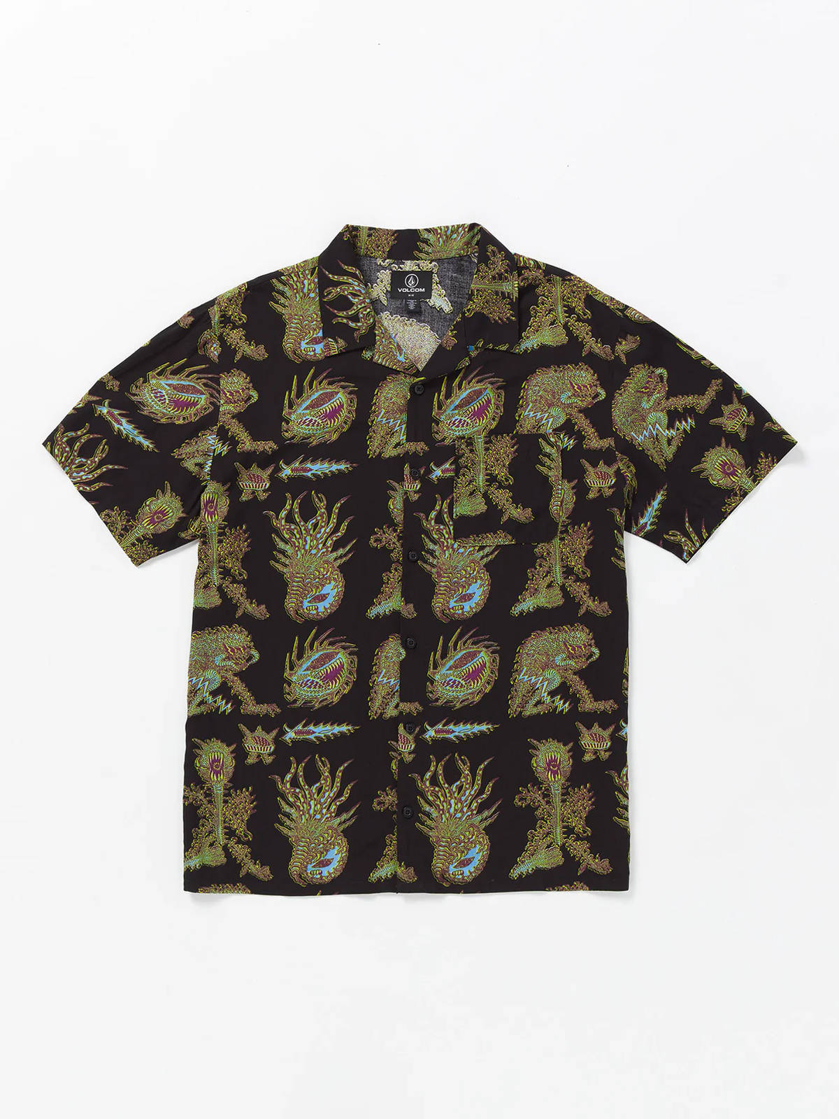 Volcom Volcom - TETSUNORI SS ΠΟΥΚΑΜΙΣΟ ΑΝΔΡΙΚΟ - BLACK