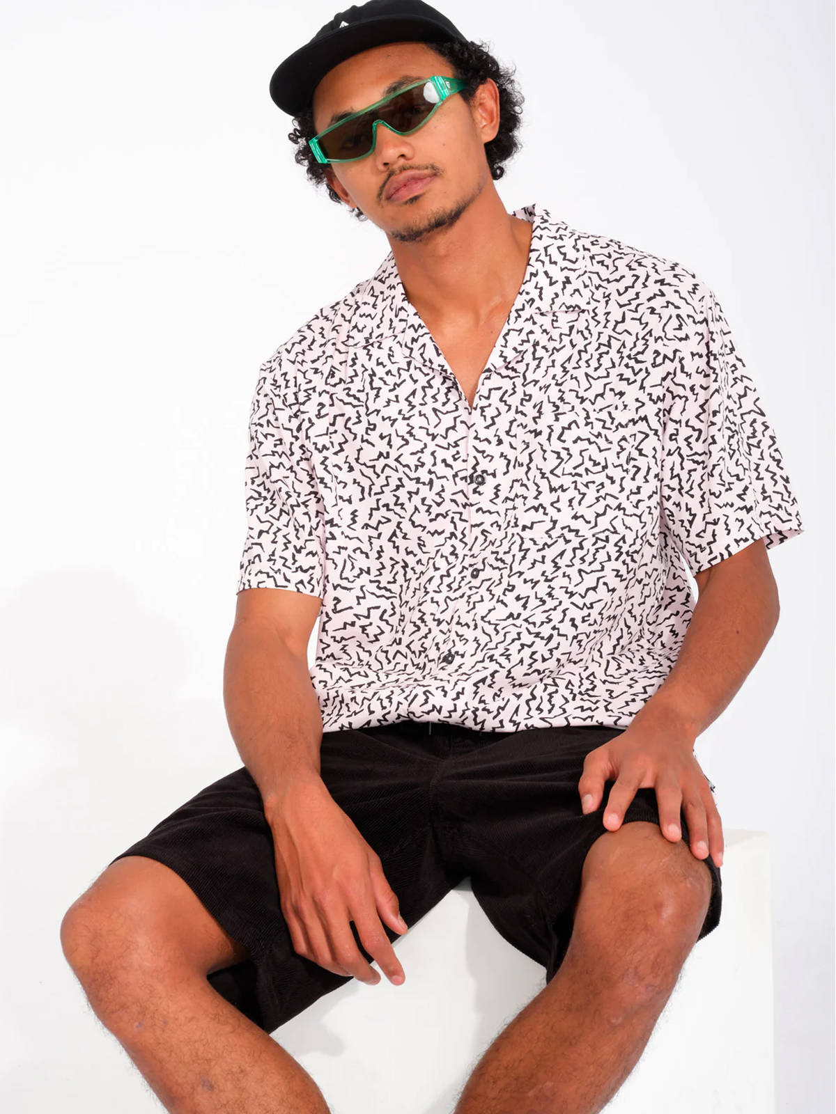 Volcom Volcom - ASPHALT BEACH SS ΠΟΥΚΑΜΙΣΟ ΑΝΔΡΙΚΟ - LILAC ASH