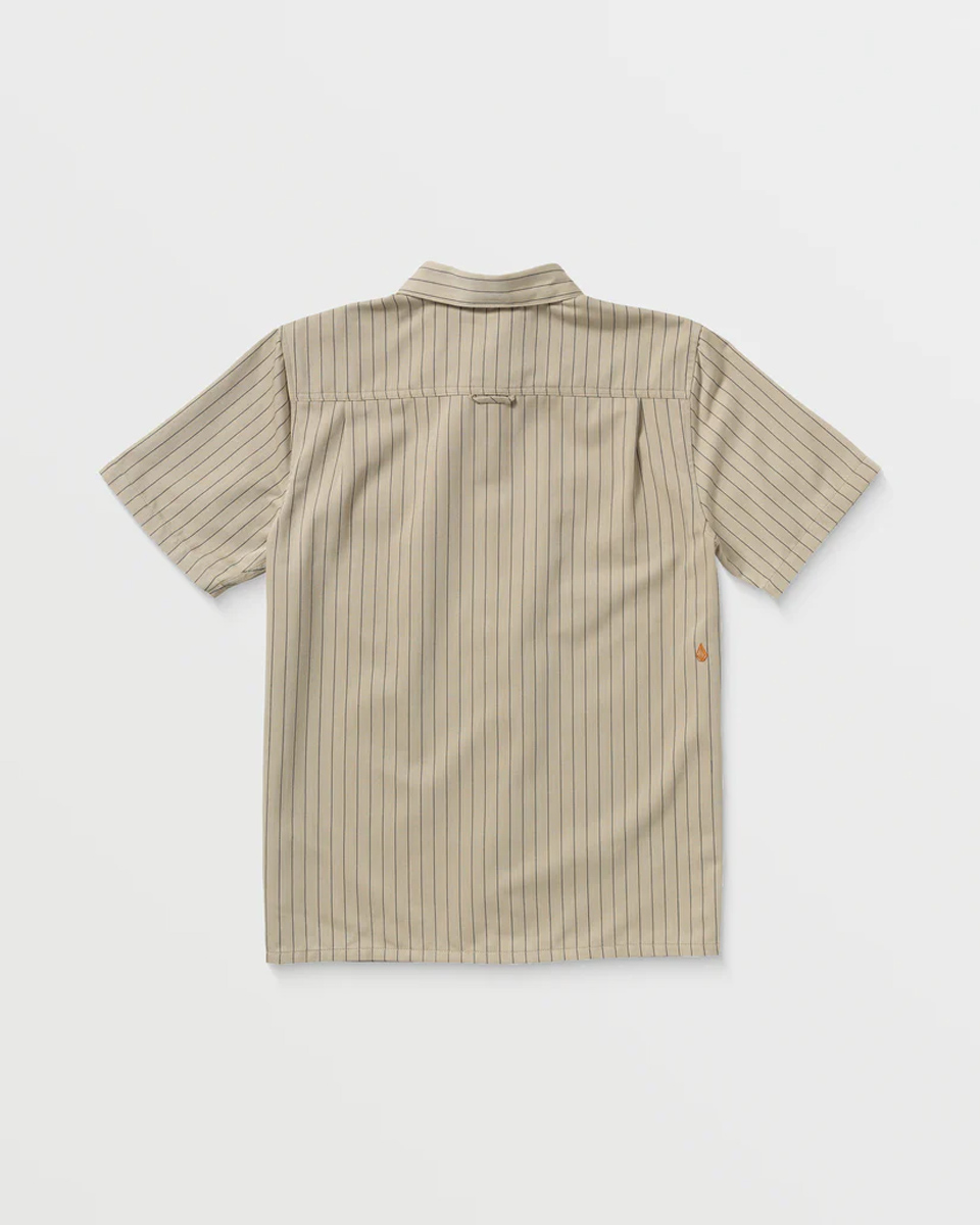 Volcom - TRADE STONE SS ΠΟΥΚΑΜΙΣΟ ΑΝΔΡΙΚΟ - LIGHT KHAKI φωτογραφία