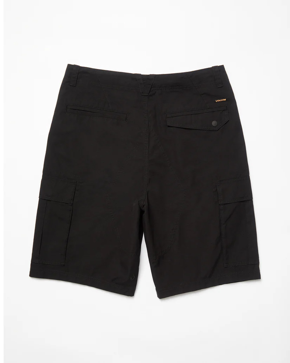 Volcom - STRANGE TRIPPER CARGO SHORT 22" ΒΕΡΜΟΥΔΑ ΑΝΔ - BLACK φωτογραφία
