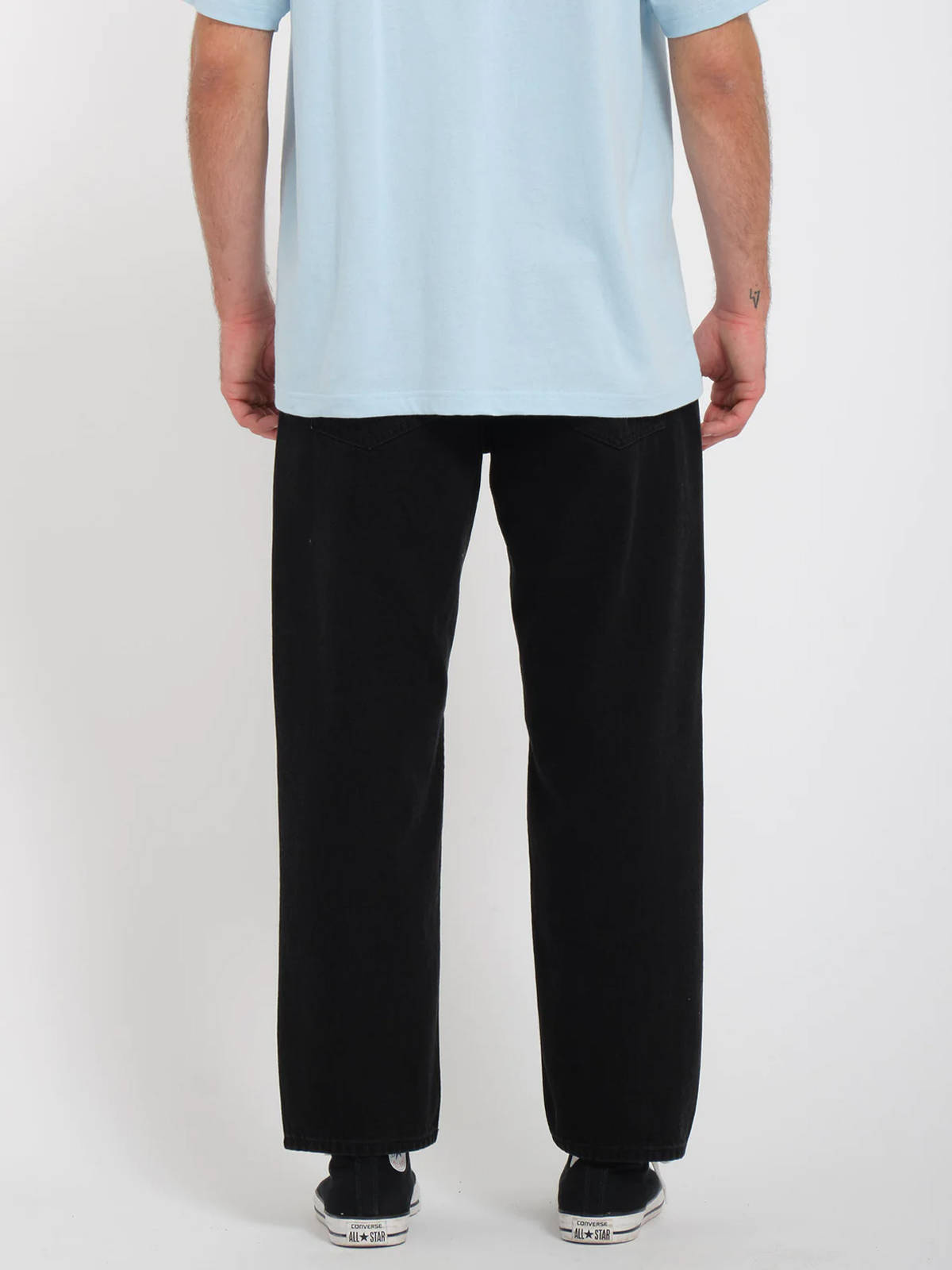 Volcom - MODOWN TAPERED DENIM - BLACK φωτογραφία