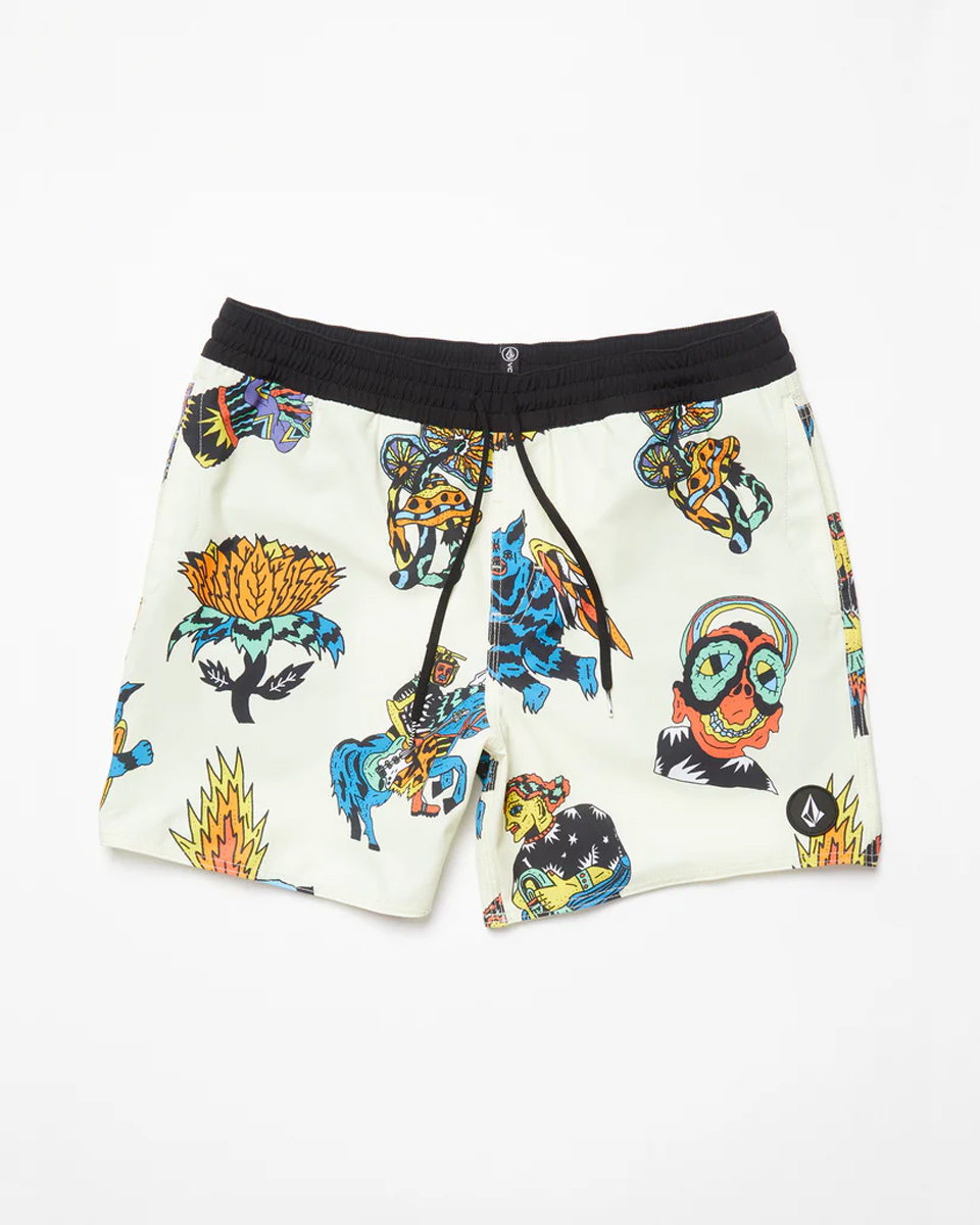 Volcom Volcom - BOB MOLLEMA TRUNK 16 ΜΑΓΙΟ ΑΝΔΡΙΚΟ - LIGHT BEIGE