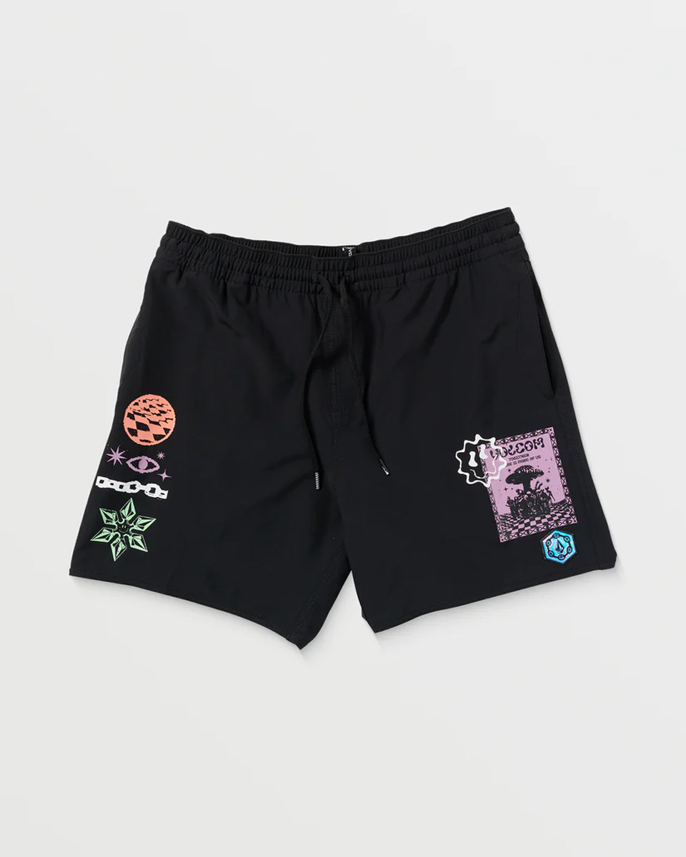 Volcom Volcom - RYGALSKI TRUNK 17" ΜΑΓΙΟ ΑΝΔΡΙΚΟ - BLACK