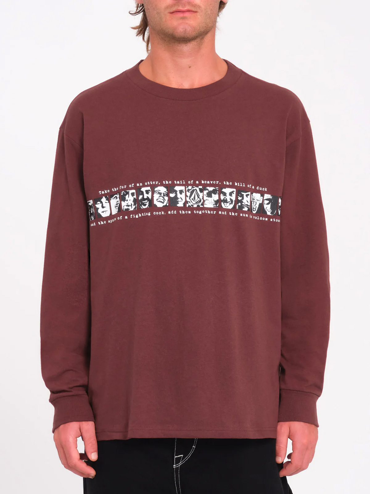 Volcom Volcom - SKATE VITALS REMY LST 2 ΜΠΛΟΥΖΑ ΑΝΔΡΙΚΟ - MERLOT