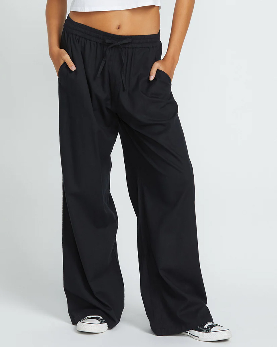 Volcom Volcom - DROPPING IN PANT ΠΑΝΤΕΛΟΝΙ ΓΥΝΑΙΚΕΙΟ - BLACK