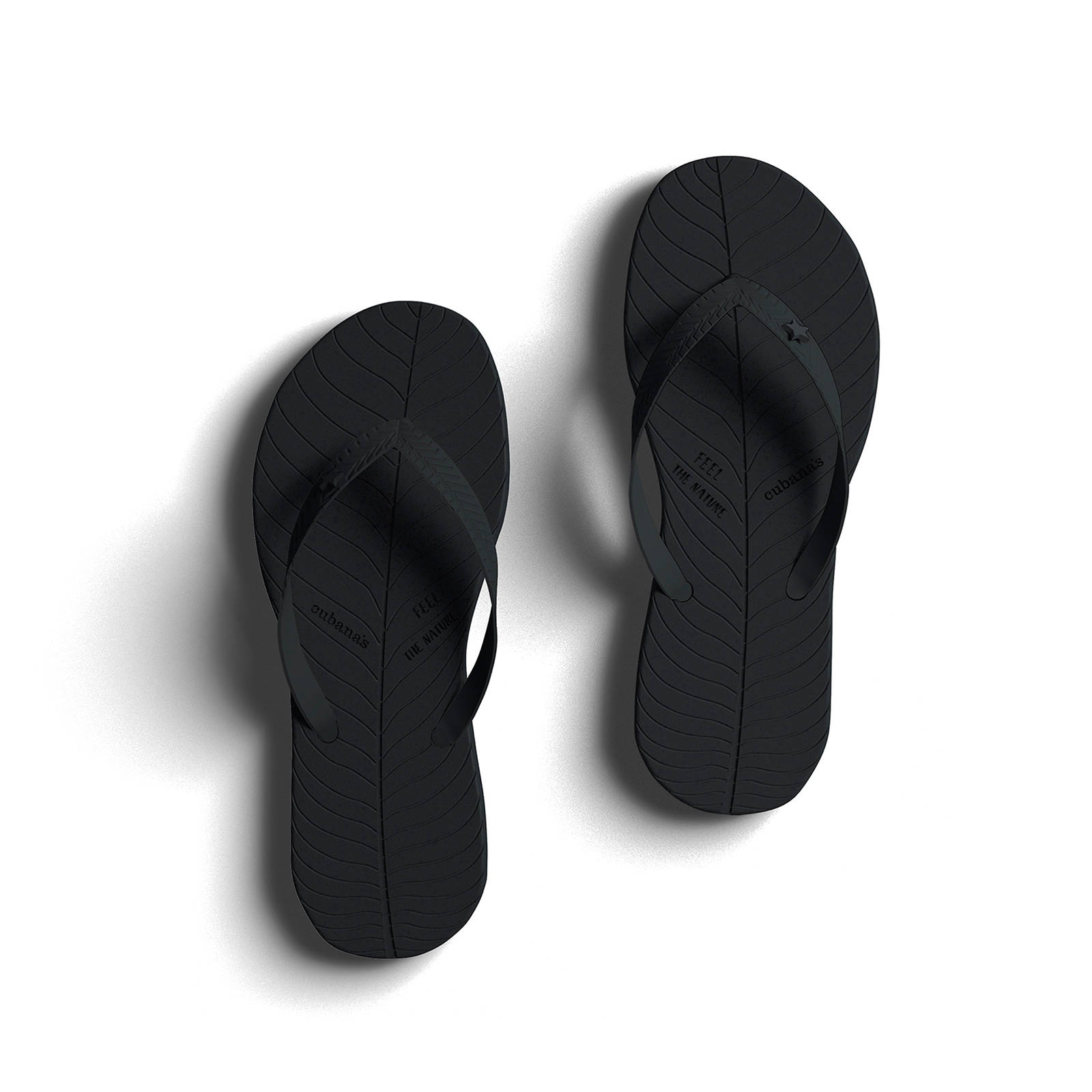 Cubanas - FEEL THE NATURE FLIP FLOP - BLACK Γυναικεία > Παπούτσια > Σαγιονάρες > Σαγιονάρα