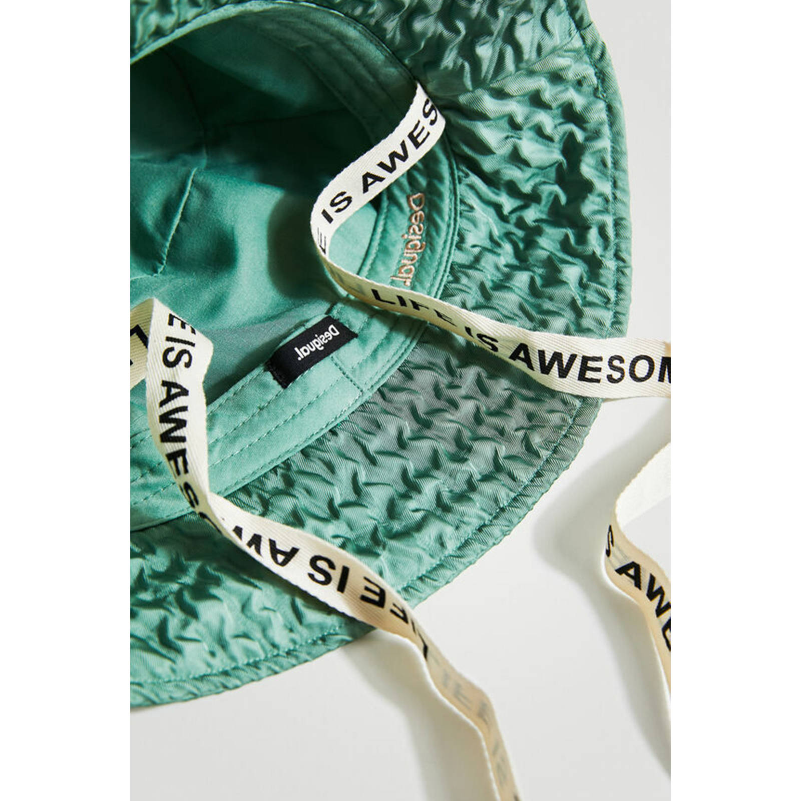 Desigual - HAT_BUCKET COLORS - DARK KAKI φωτογραφία