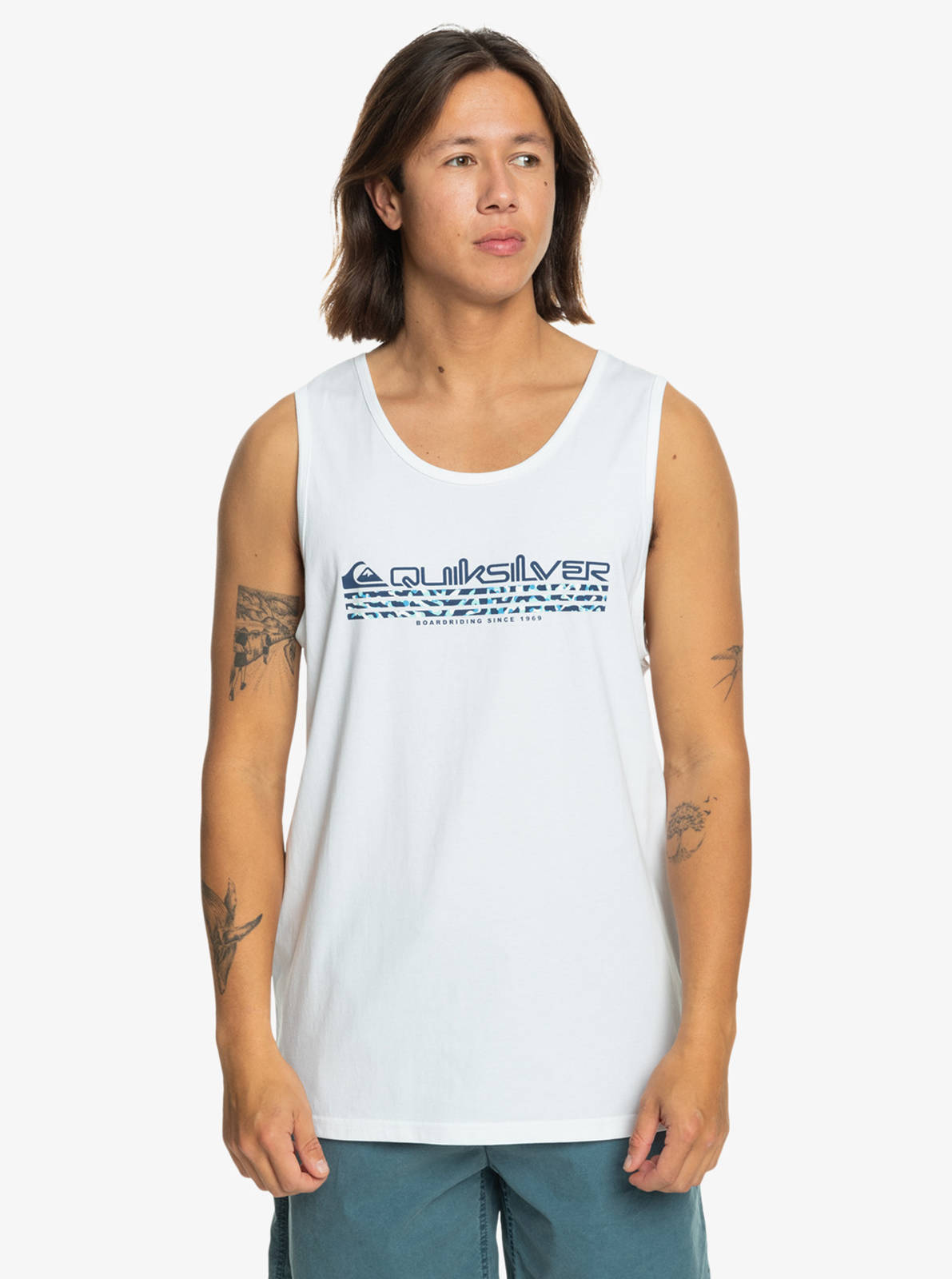 Quiksilver - OMNI FILLS TANK ΜΠΛΟΥΖΑ ΑΝΔΡΙΚΟ - WHITE φωτογραφία