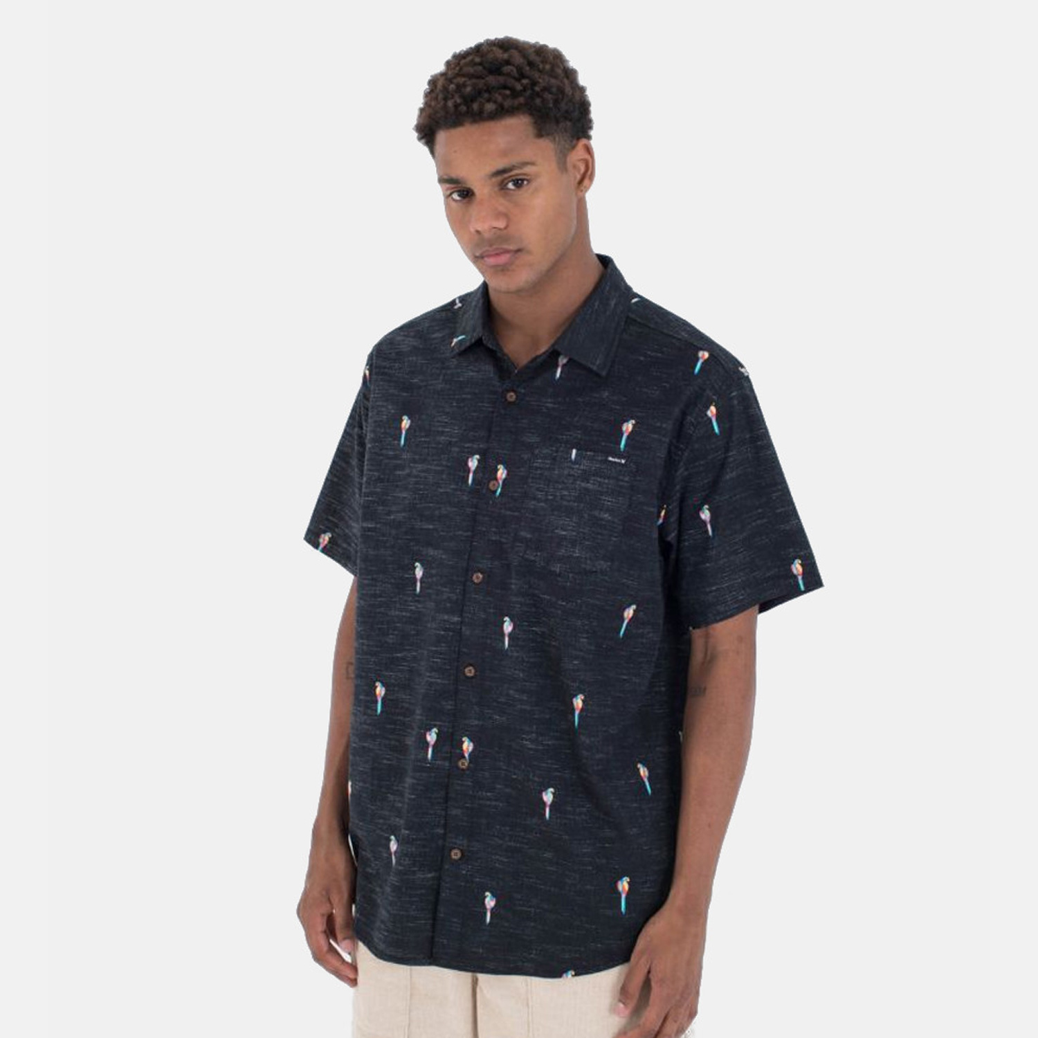 Hurley Hurley - OAO LIDO STRETCH SS - BLACK COMBO