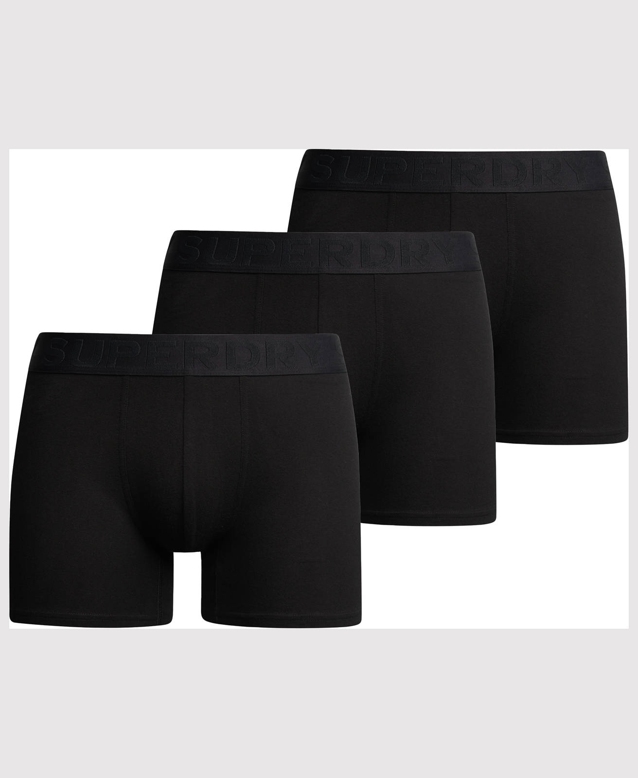 Superdry - D1 SDRY BOXER TRIPLE PACK - BLACK