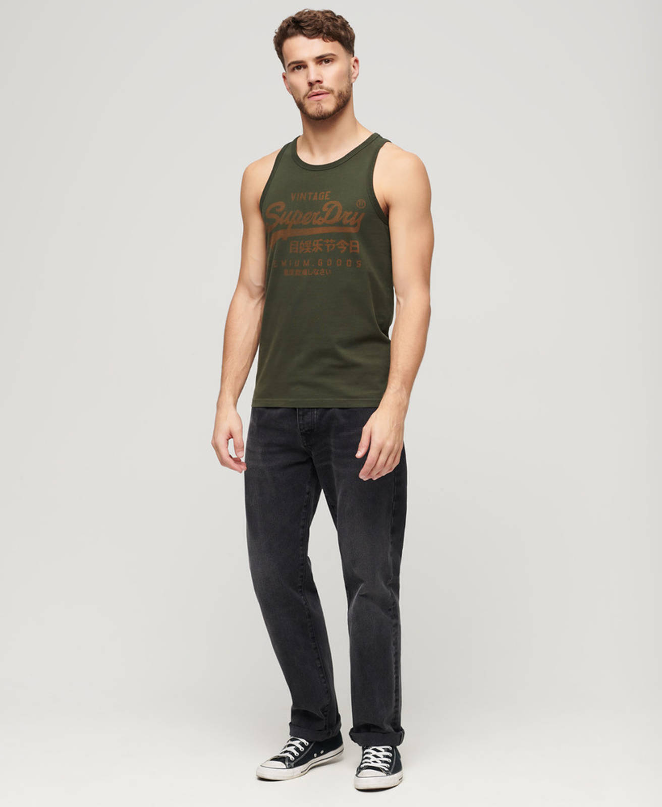 Superdry - OVIN CLASSIC VL HERITAGE VEST ΜΠΛΟΥΖΑ ΑΝΔΡΙΚΗ - SURPLUS GOODS OLIVE GREEN φωτογραφία
