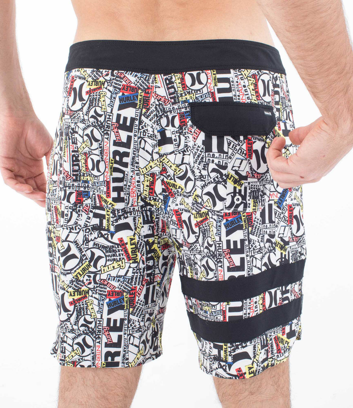 Hurley - PHANTOM-ECO 25TH S1 BLOCK PARTY 18" ΜΑΓΙΟ ΑΝΔΡΙΚΟ - BARELY BONE φωτογραφία