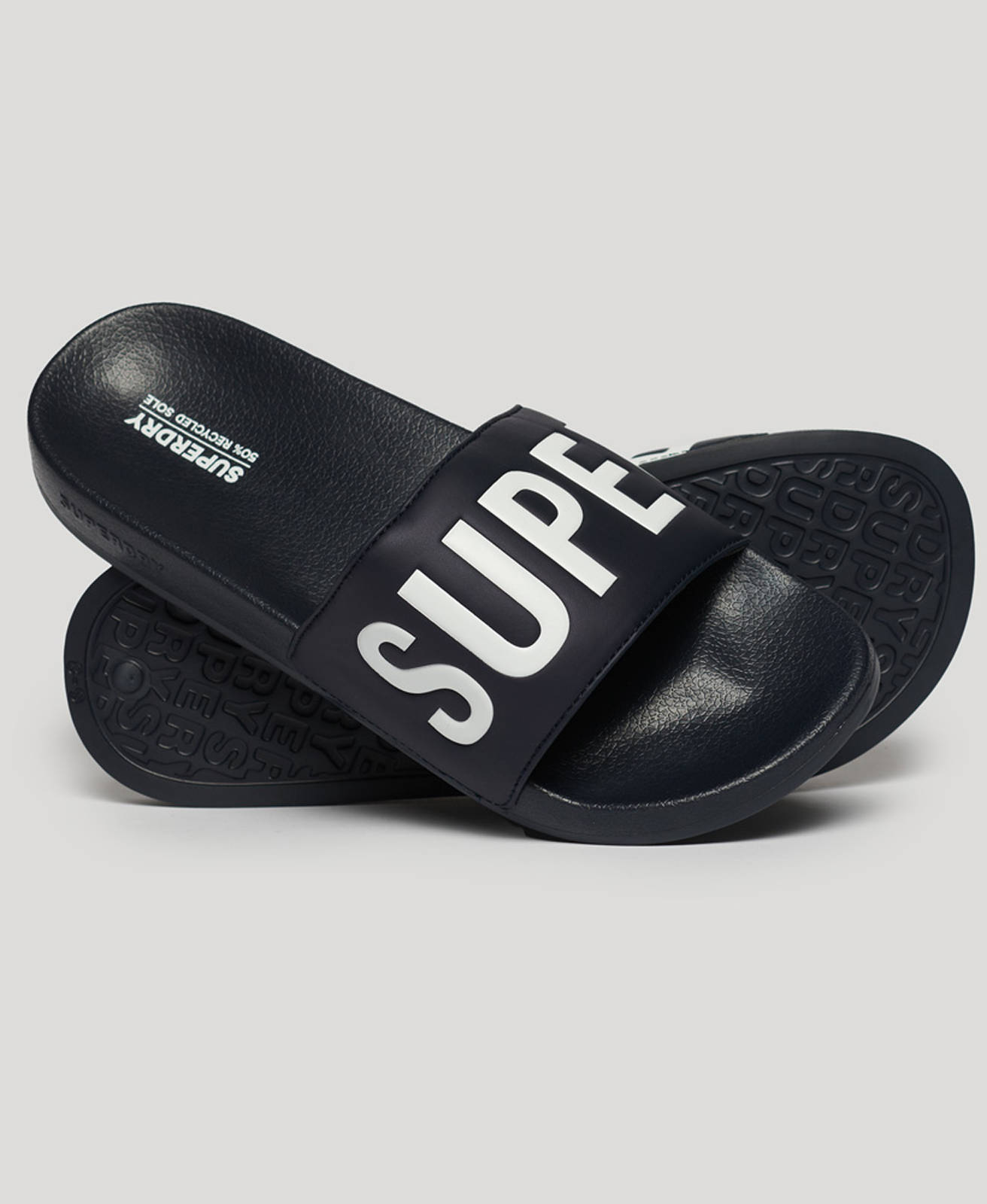 Superdry Superdry - D4 SDRY CORE VEGAN POOL SLIDE ΑΝΔΡΙΚΟ - DEEP NAVY/OPTIC
