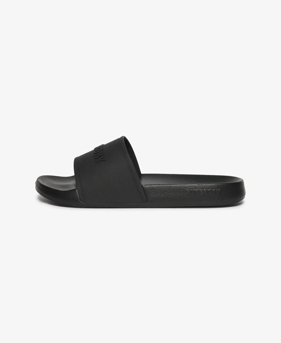 Superdry - LOGO POOL SLIDE ΠΑΠΟΥΤΣΙ ΑΝΔΡΙΚΟ - BLACK φωτογραφία