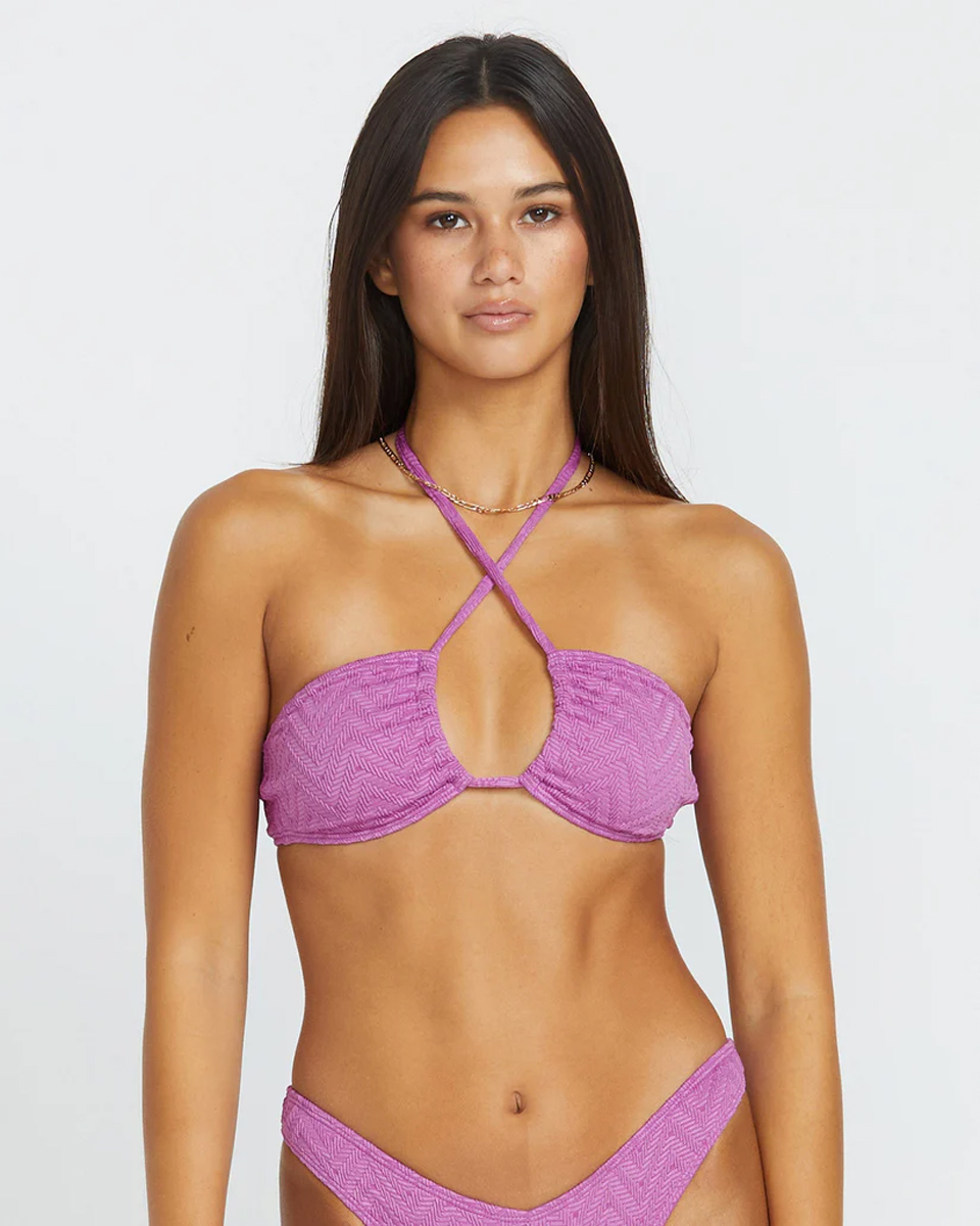 Volcom Volcom - BABY BANDEAU ΜΑΓΙΟ ΓΥΝΑΙΚΕΙΟ - IRIS PURPLE