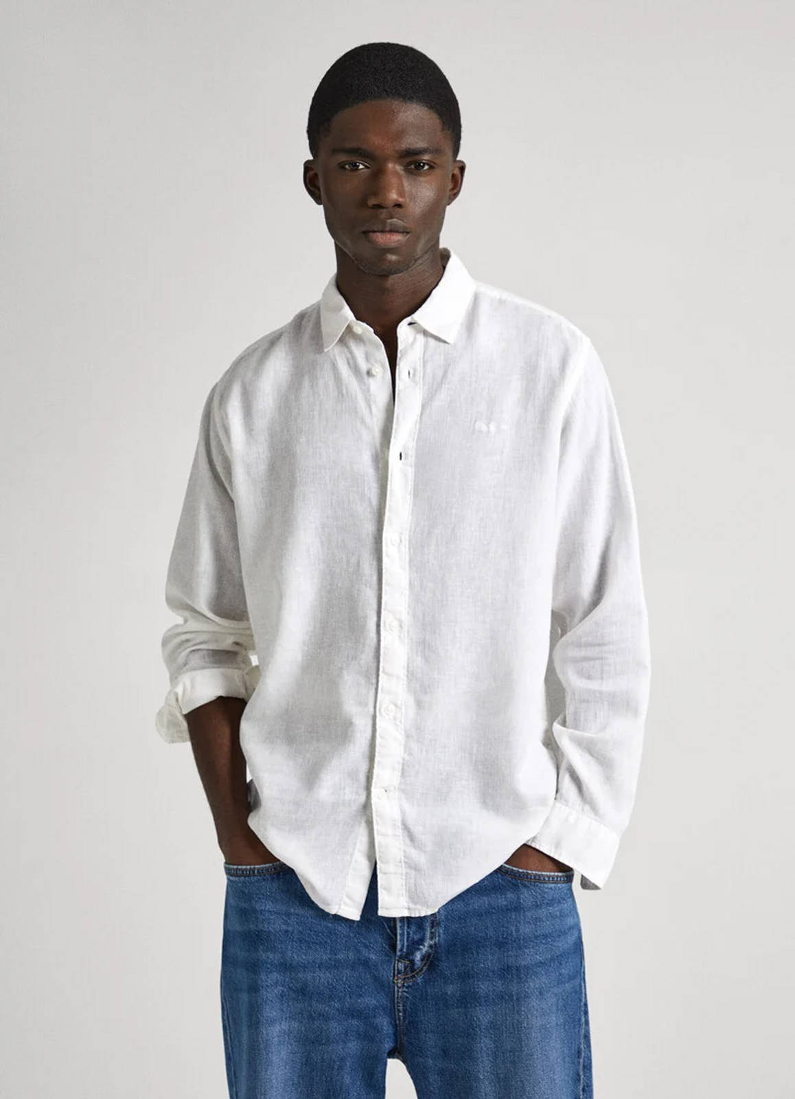Pepe Jeans - PAYTTON ΠΟΥΚΑΜΙΣΟ ΑΝΔΡΙΚΟ - WHITE φωτογραφία