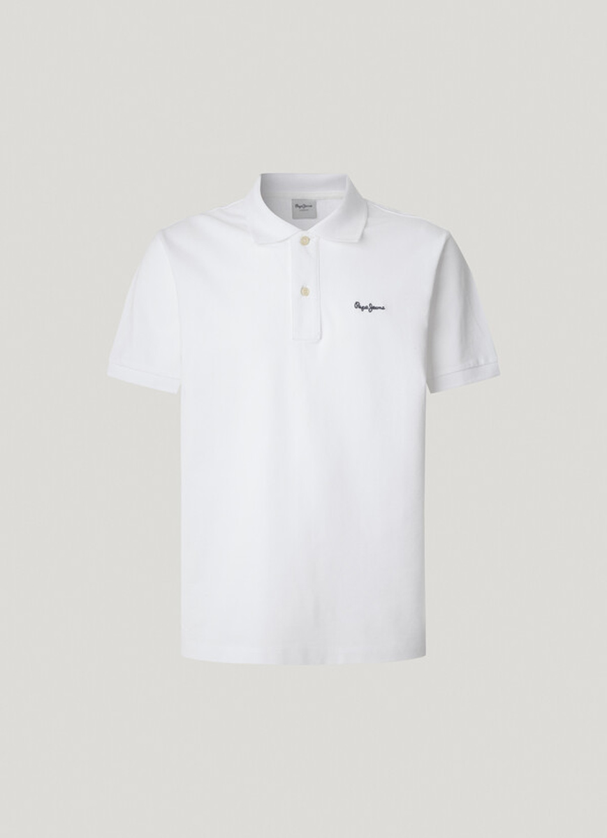 Pepe Jeans Pepe Jeans - ESSENTIAL POLO CONTRAST LOGO ΜΠΛΟΥΖΑ ΑΝΔΡΙΚΟ - WHITE