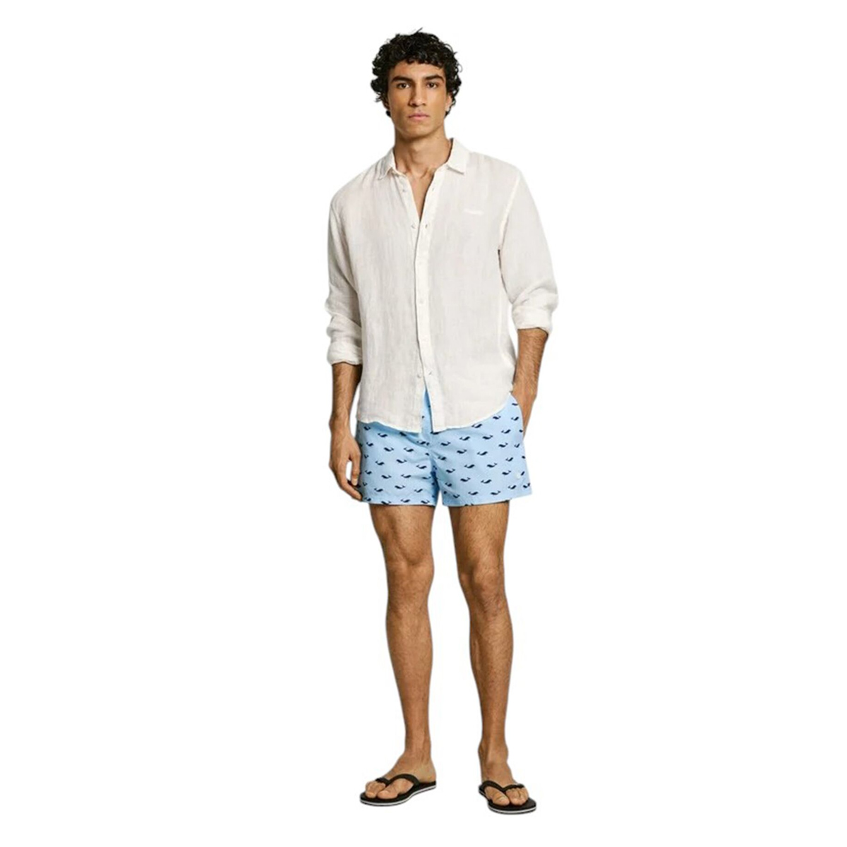 Pepe Jeans Pepe Jeans - WHALE SWIMSHORT ΜΑΓΙΟ ΑΝΔΡΙΚΟ - SKY BLUE