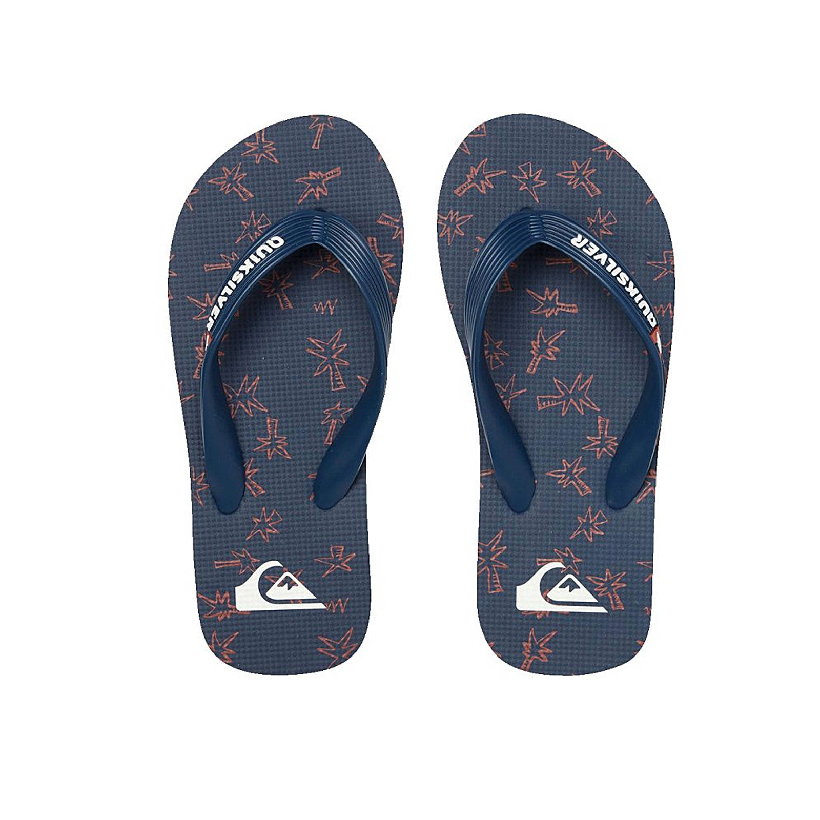 Quiksilver - MOLOANCHORAWAYT B SNDL XBWB - BLUE/WHITE/BLUE Παιδικά > Παπούτσια > Σαγιονάρες > Σαγιονάρα