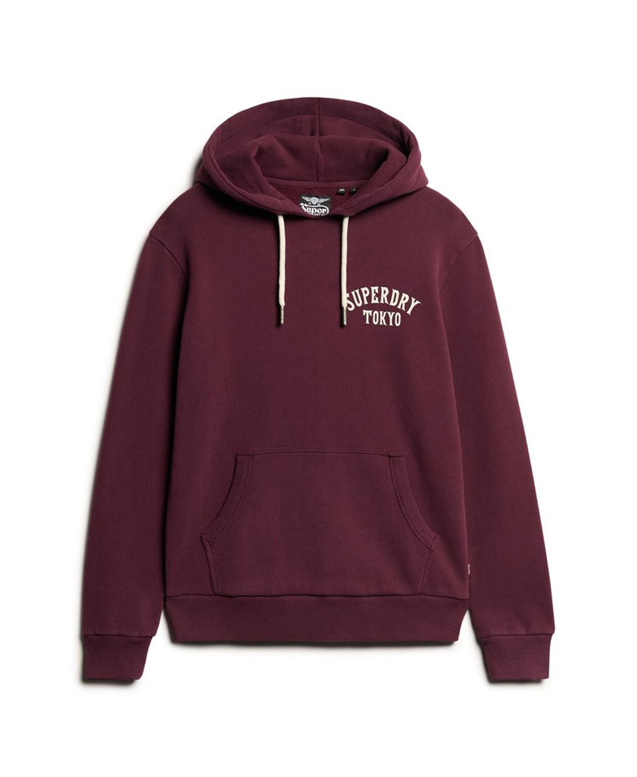 Superdry Superdry - TATTOO BACK GRAPHIC LOOSE HOOD ΦΟΥΤΕΡ ΑΝΔΡ - FIG PURPLE