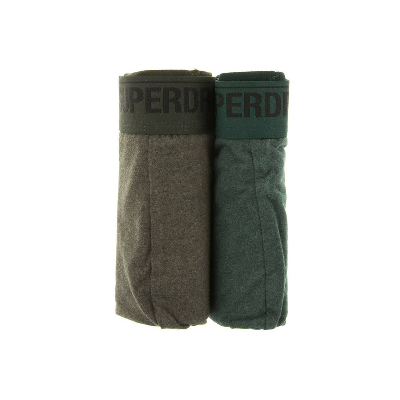 Superdry - BOXER MULTI DOUBLE PACK - OLIVE/ENAMEL φωτογραφία