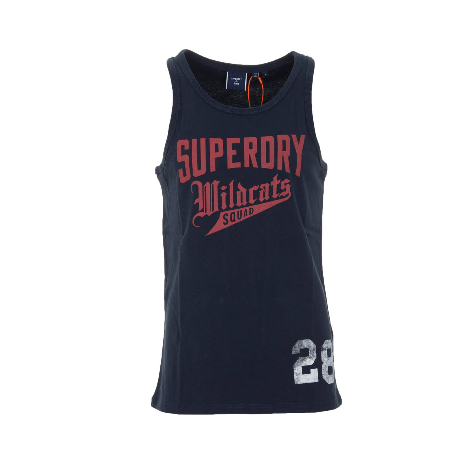 Superdry Superdry - COLLEGIATE GRAPHIC VEST - NAUTICAL NAVY
