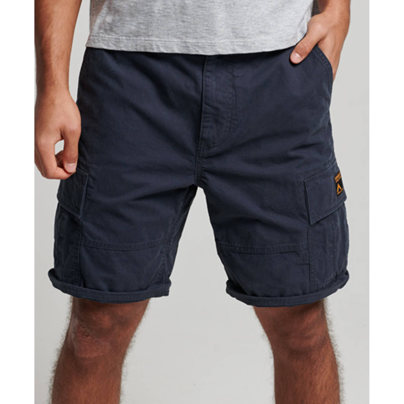 Superdry - VINTAGE HEAVY CARGO SHORT - ECLIPSE NAVY φωτογραφία
