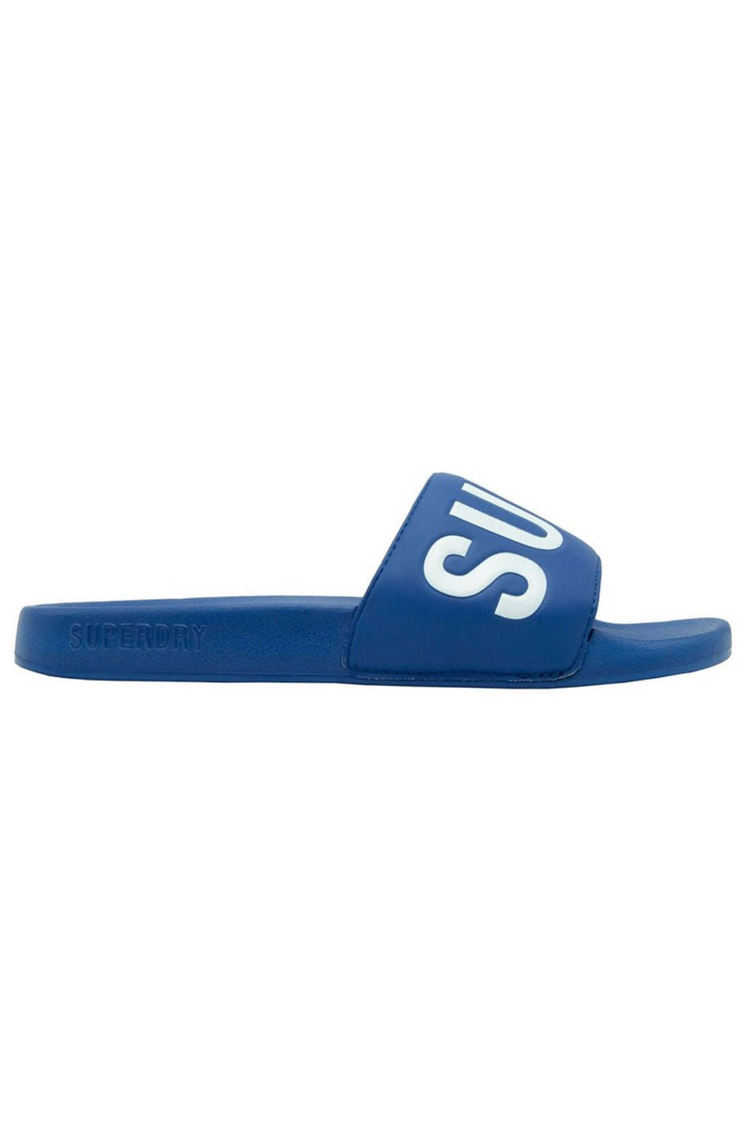 Superdry – D3 SDCD CODE CORE VEGAN POOL SLIDE – ELITE BLUE/OPTIC