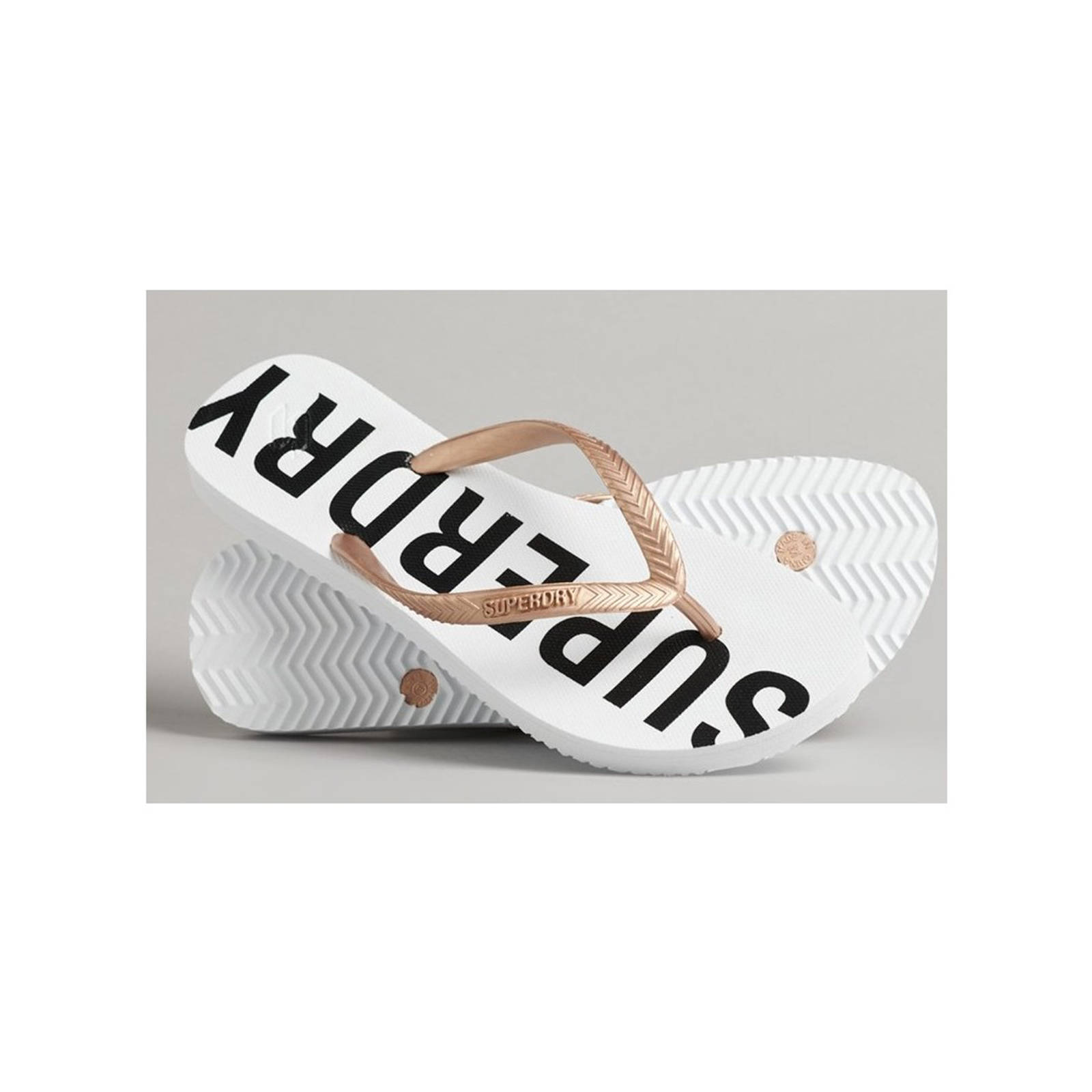 Superdry - SDCD CODE ESSENTIAL FLIP FLOP - OPTIC/METALLIC ROSE Γυναικεία > Παπούτσια > Σαγιονάρες > Σαγιονάρα