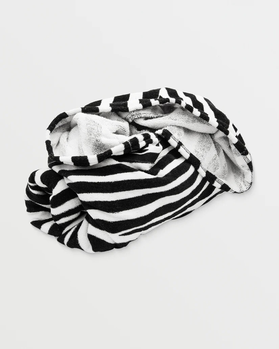 Volcom - HOODED CHANGING TOWEL ΑΞΕΣΟΥΑΡ ΑΝΔΡΙΚΟ - WHITE BLACK φωτογραφία